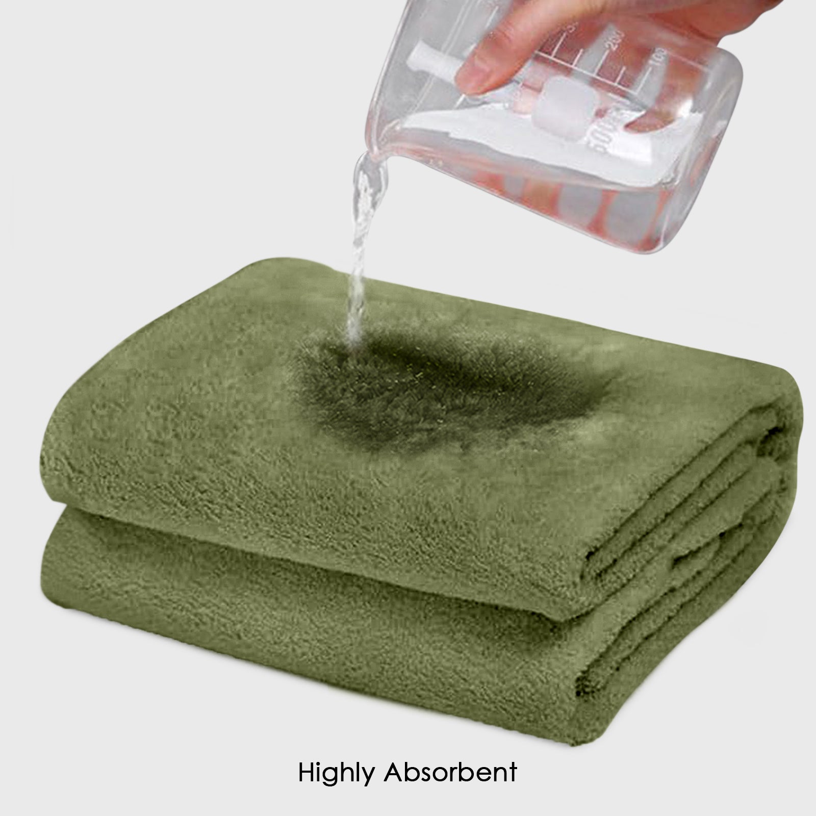 HOUSSE Premium Microfiber Bath Towel - Extra Large 75x150cm Quick Dry Towels for Women Men & Kids | Super Soft Plush 450 GSM | Ultra Absorbent for Home Swimming Sports & Travel