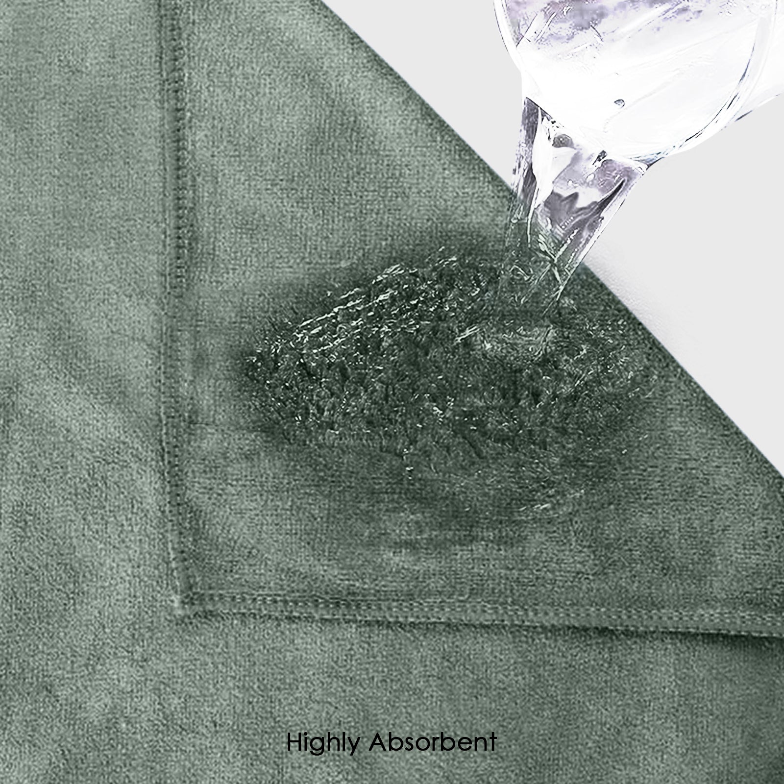 HOUSSE Microfiber Face Towels | Ultra Absorbent, Odour-Free, Quick Dry 450 GSM Face Towel for Home, Gym, Travel, Running and Personal Use | 30x30 cm | Set of 4 in One Colour (Indian Teal, Pack of 4)