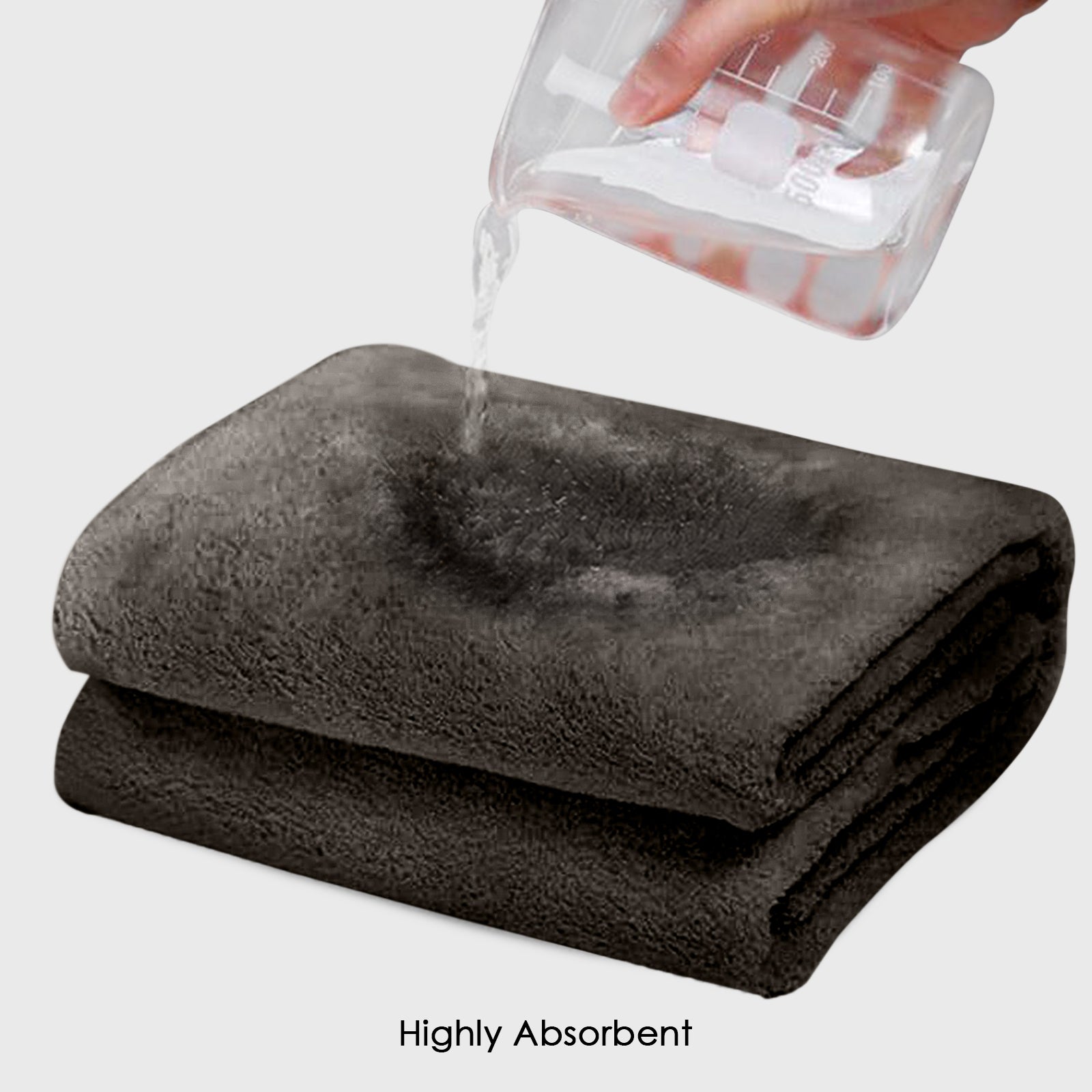 HOUSSE Premium Microfiber Bath Towel - Extra Large 60x120cm Quick Dry Towels for Men, Women & Kids | Super Soft Plush 550 GSM | Ultra Absorbent for Home Swimming Sports Travel