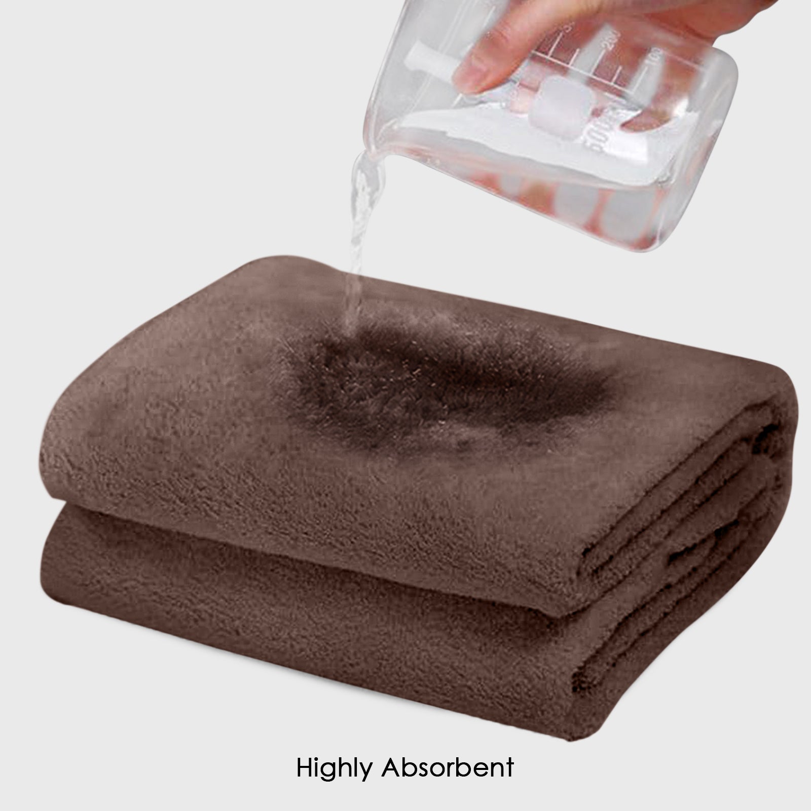 HOUSSE Premium Microfiber Bath Towel - Extra Large 60x120cm Quick Dry Towels for Men, Women & Kids | Super Soft Plush 550 GSM | Ultra Absorbent for Home Swimming Sports Travel