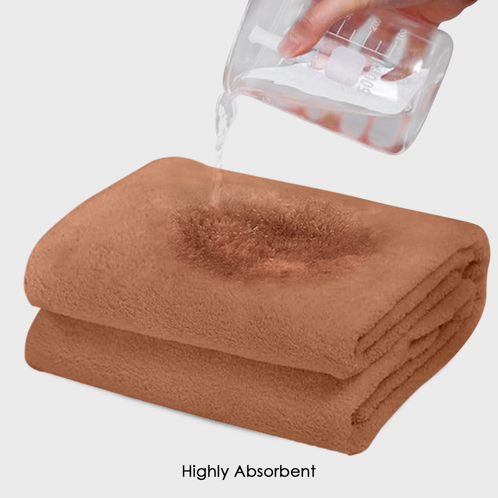 HOUSSE Premium Microfiber Bath Towel - Extra Large 60x120cm Quick Dry Towels for Men, Women & Kids | Super Soft Plush 550 GSM | Ultra Absorbent for Home Swimming Sports Travel