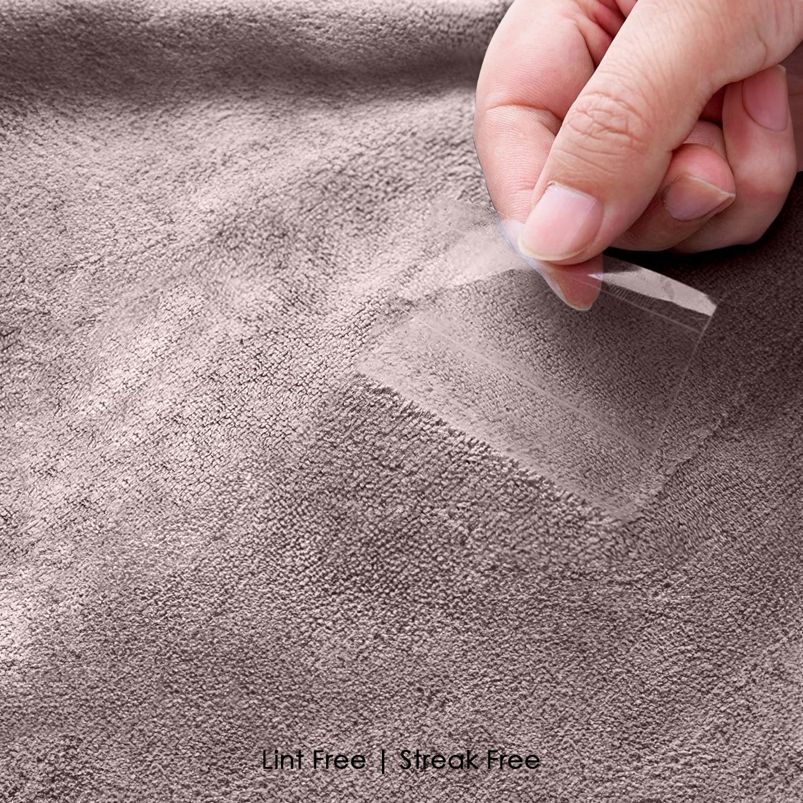 HOUSSE Microfibre Head Towels | 400 GSM High Absorbent Hair Wrap with Adjustable Buttons for Girls | Super Soft & Quick Dry Wrap Towel for Hairs | Set of 2 | 25x65 cm (Desert Sand & Rose Taupe)