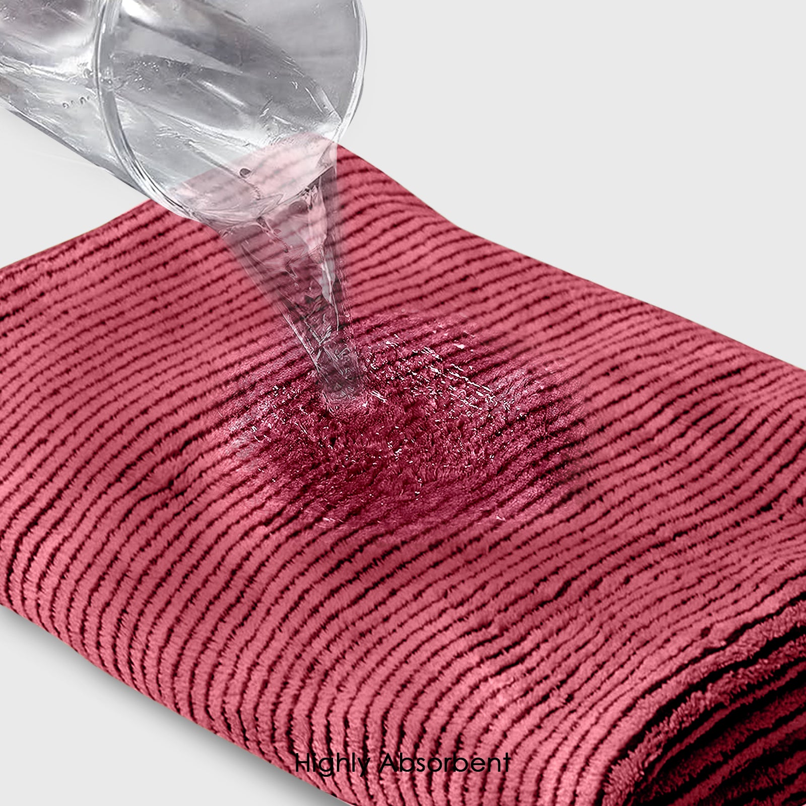 HOUSSE Microfiber Stripes Hand Towels for Women & Men | Ultra Soft | Super Absorbent Towels for Gym, Yoga, Beach Daiily USe |