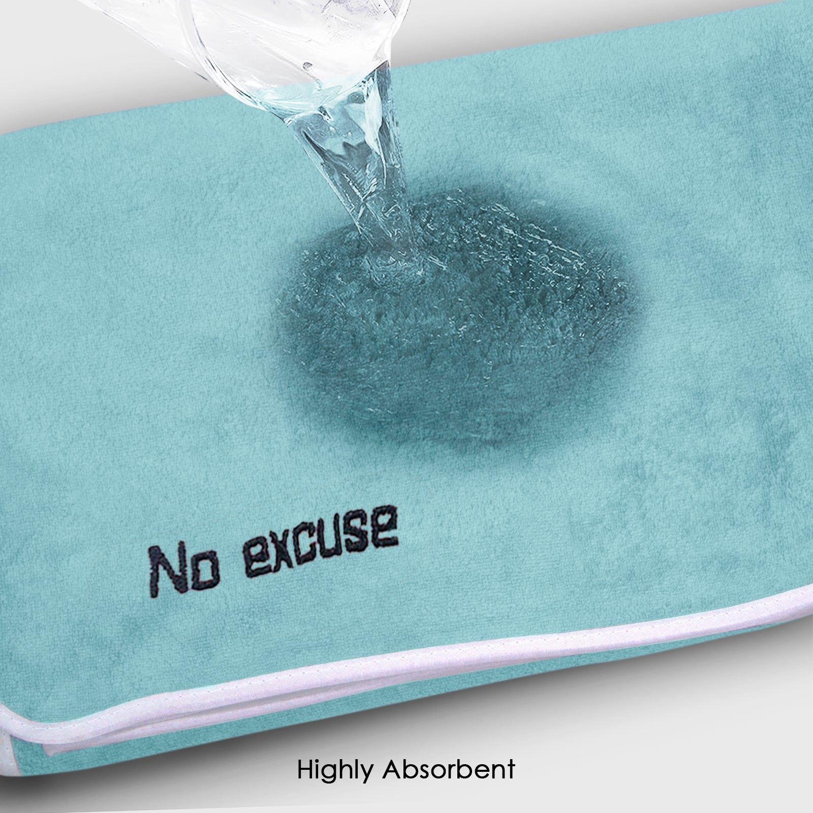 HOUSSE Premium Soft Microfiber Embroidery Bath Towel for Men, Women & Kids, 70x140cm Absorbent Quick-Drying Sweat Towel, 350 GSM Ideal for Gym, Beach, Outdoor