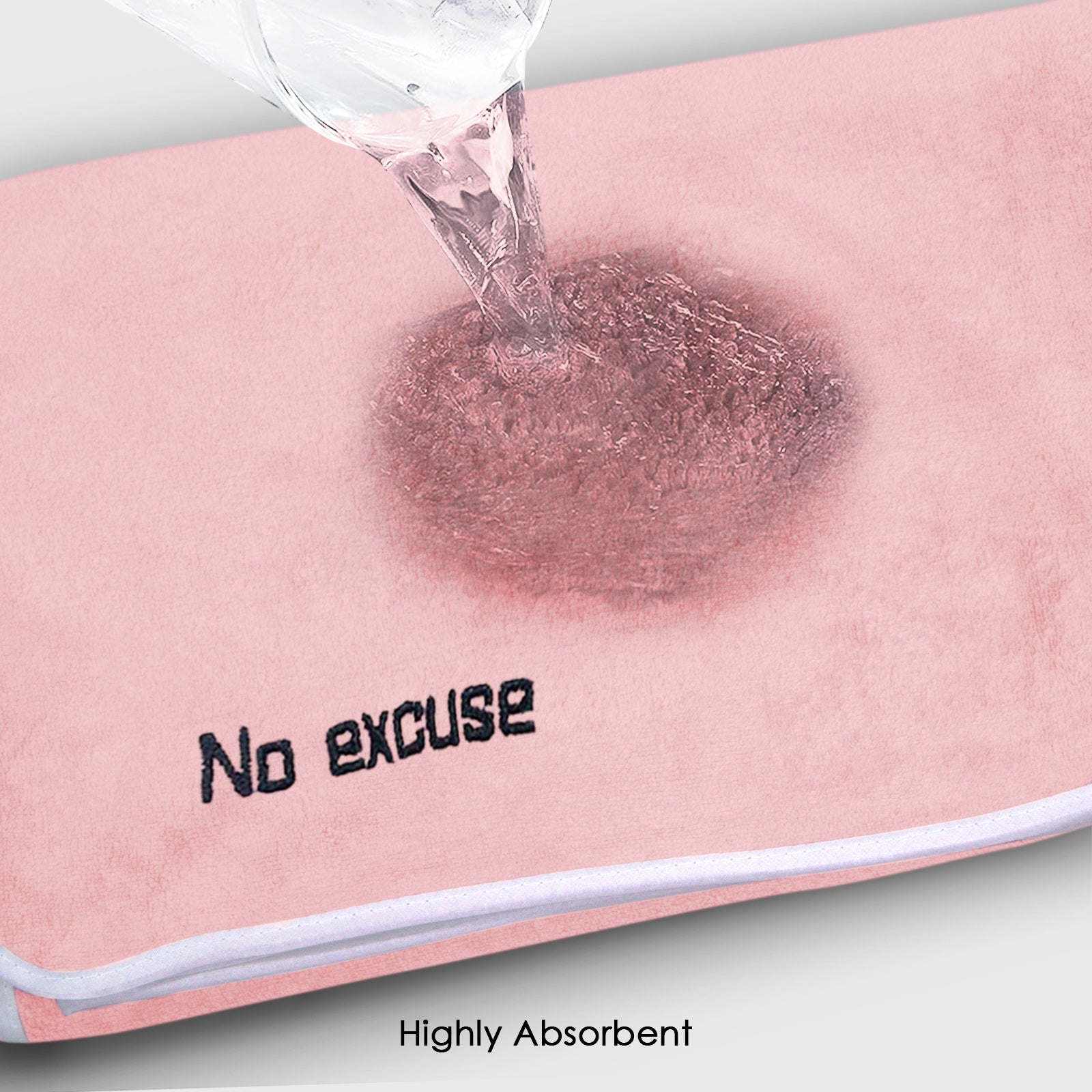 HOUSSE Premium Soft Microfiber Embroidery Bath Towel for Men, Women & Kids, 70x140cm Absorbent Quick-Drying Sweat Towel, 350 GSM Ideal for Gym, Beach, Outdoor