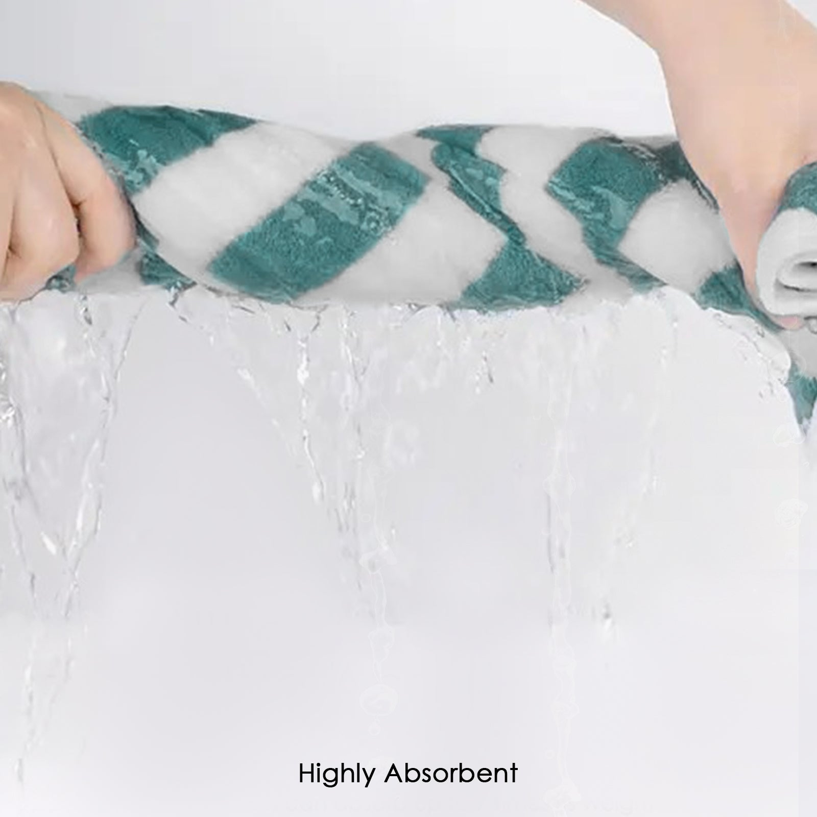 HOUSSE Microfiber Blaze Face Towel for Women & Men | Quick Dry | Ultra Absorbent |Perfect for Bathroom |Sports | Travel | Ideal for Workout | Spa| Beach | Fitness | 360 GSM (Blue, 30x30)