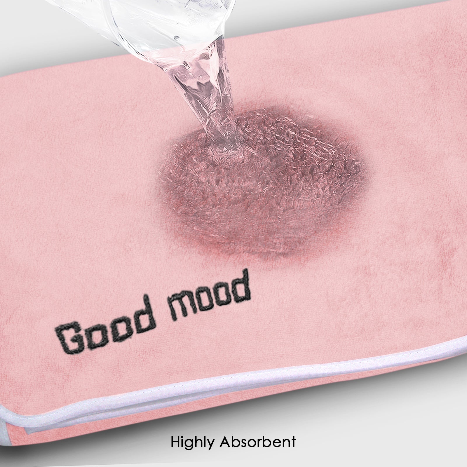 HOUSSE Premium Soft Microfiber Embroidery Bath Towel for Men, Women & Kids, 70x140cm Absorbent Quick-Drying Sweat Towel, 350 GSM Ideal for Gym, Beach, Outdoor