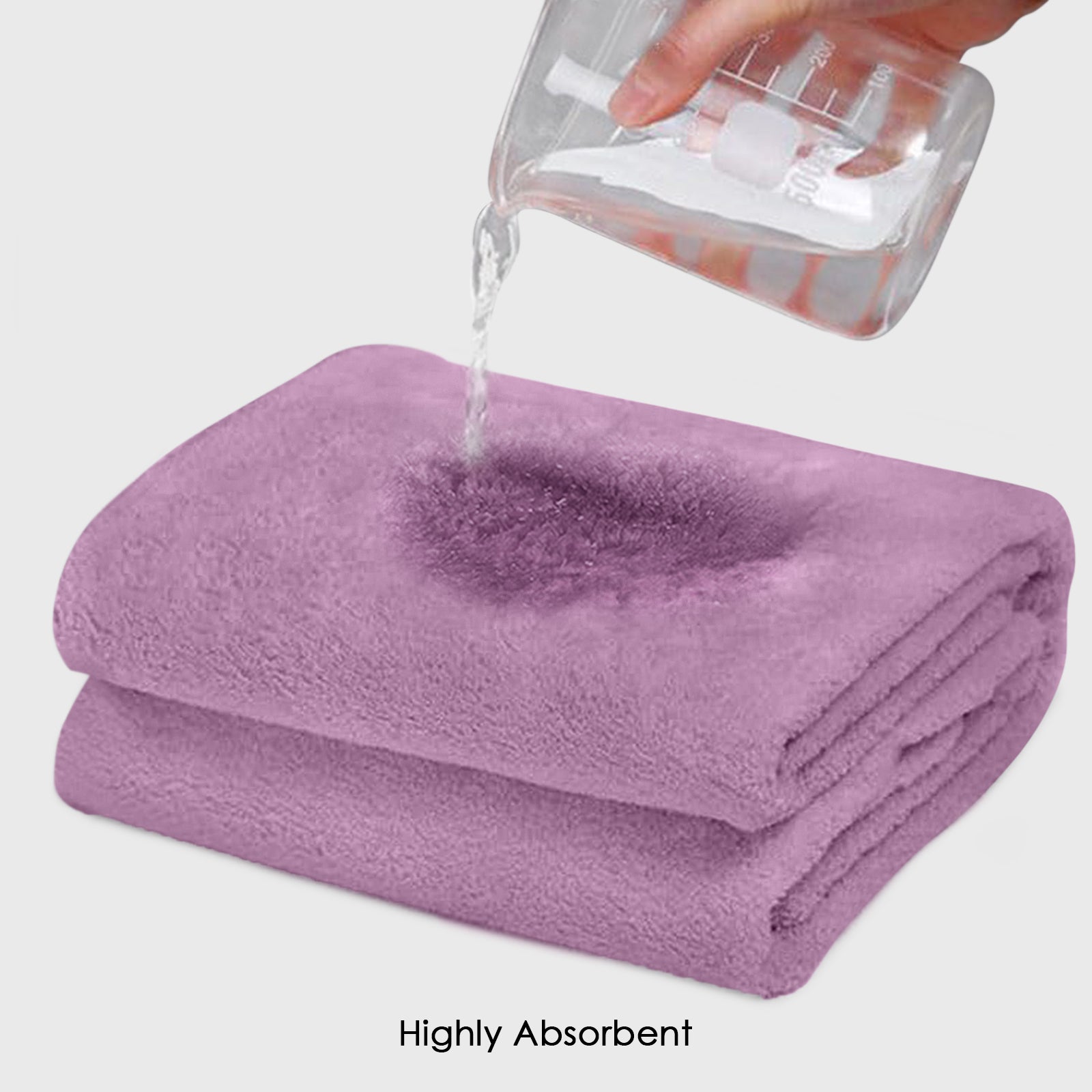 HOUSSE Premium Microfiber Bath Towel - Extra Large 75x150cm Quick Dry Towels for Women Men & Kids | Super Soft Plush 450 GSM | Ultra Absorbent for Home Swimming Sports & Travel