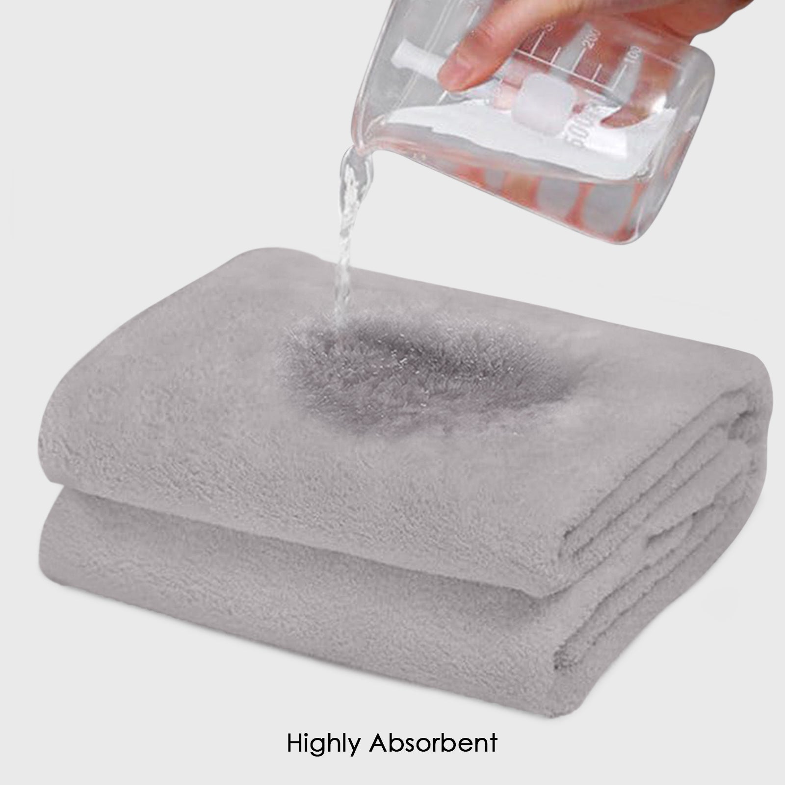 HOUSSE Premium Microfiber Bath Towel - Extra Large 75x150cm Quick Dry Towels for Women Men & Kids | Super Soft Plush 450 GSM | Ultra Absorbent for Home Swimming Sports & Travel