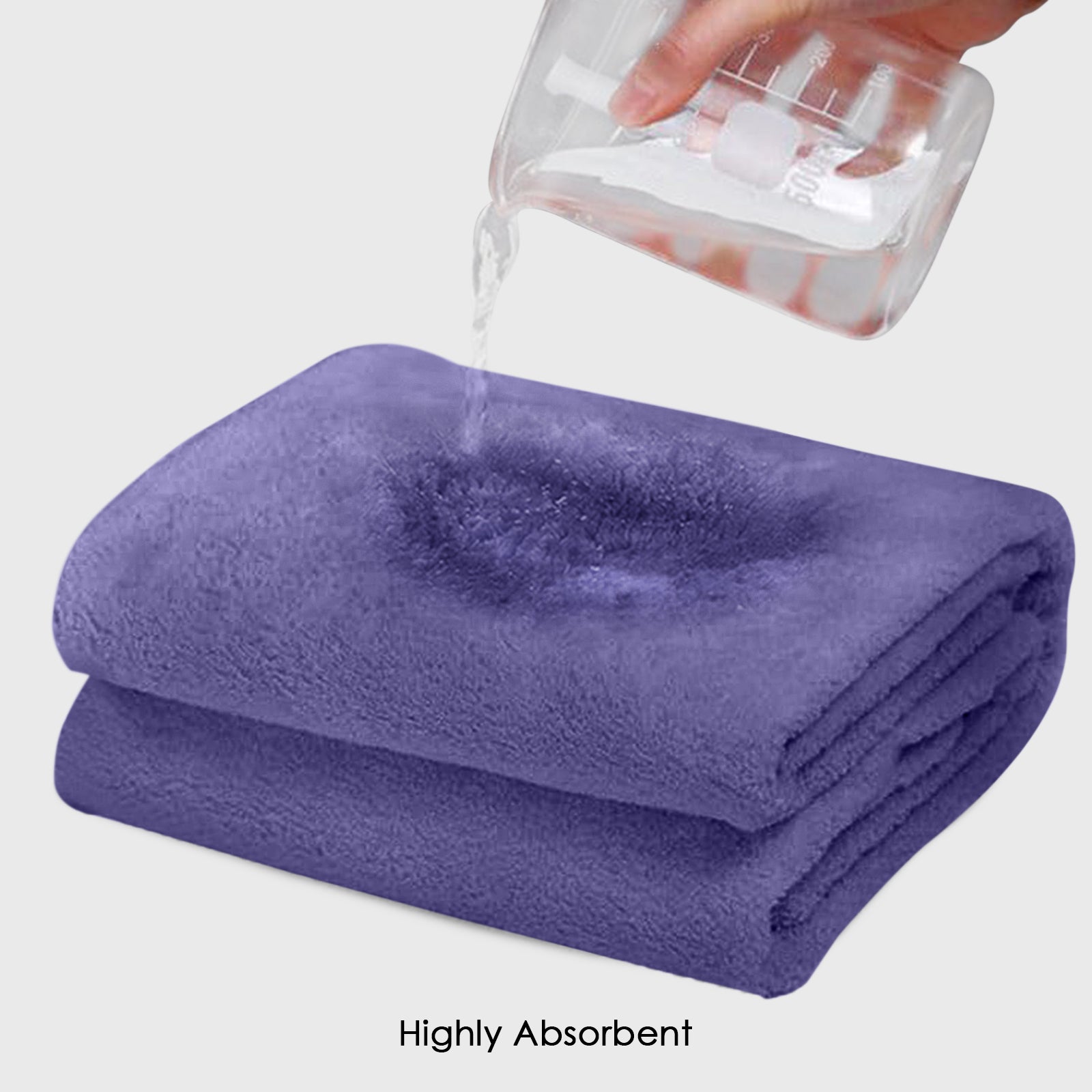 HOUSSE Premium Microfiber Bath Towel - Extra Large 60x120cm Quick Dry Towels for Men, Women & Kids | Super Soft Plush 550 GSM | Ultra Absorbent for Home Swimming Sports Travel