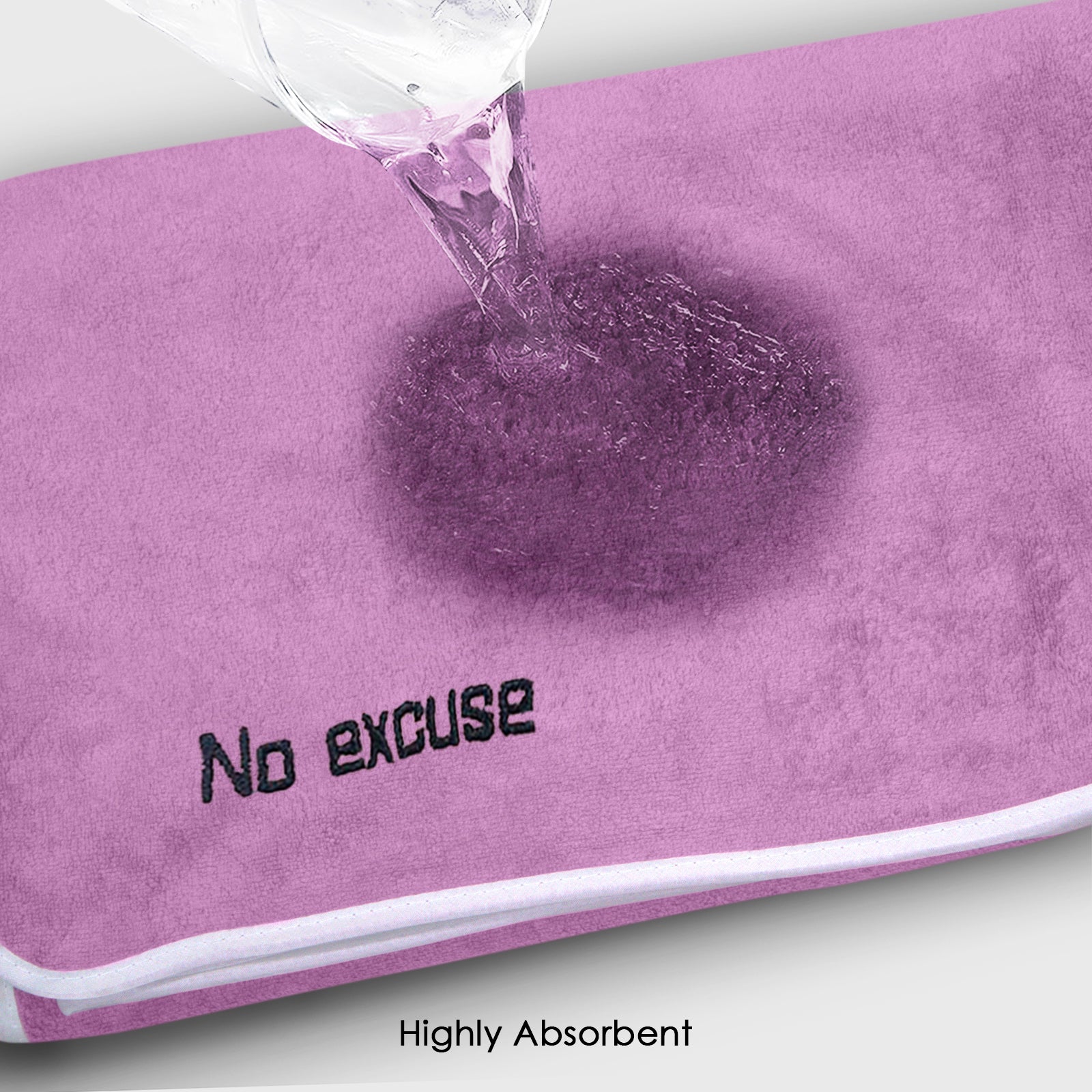 HOUSSE Premium Soft Microfiber Embroidery Bath Towel for Men, Women & Kids, 70x140cm Absorbent Quick-Drying Sweat Towel, 350 GSM Ideal for Gym, Beach, Outdoor