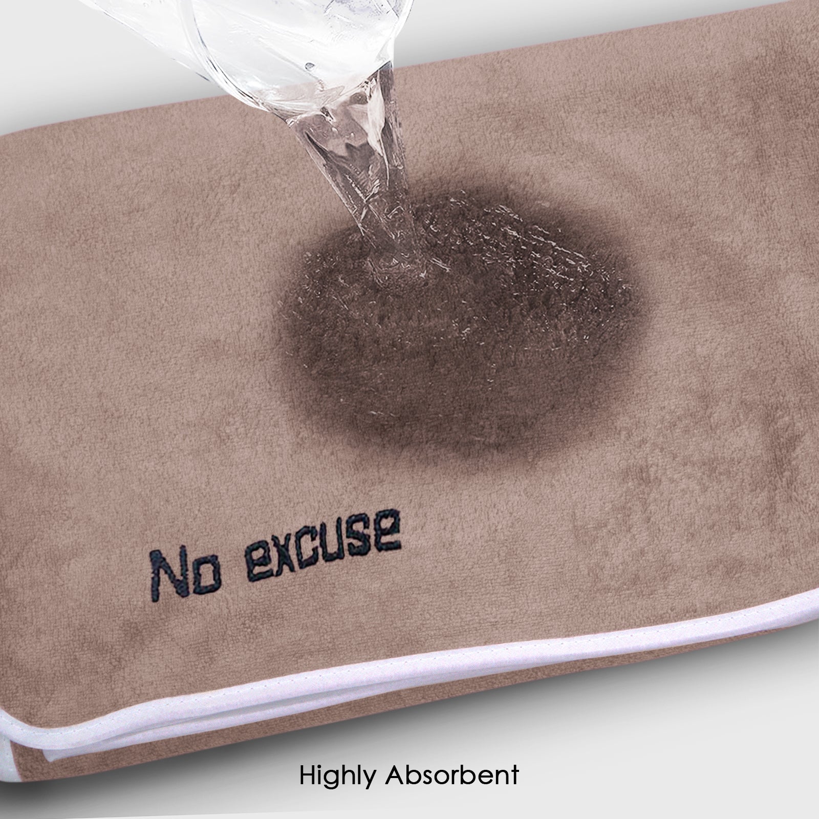 HOUSSE Premium Soft Microfiber Embroidery Bath Towel for Men, Women & Kids, 70x140cm Absorbent Quick-Drying Sweat Towel, 350 GSM Ideal for Gym, Beach, Outdoor