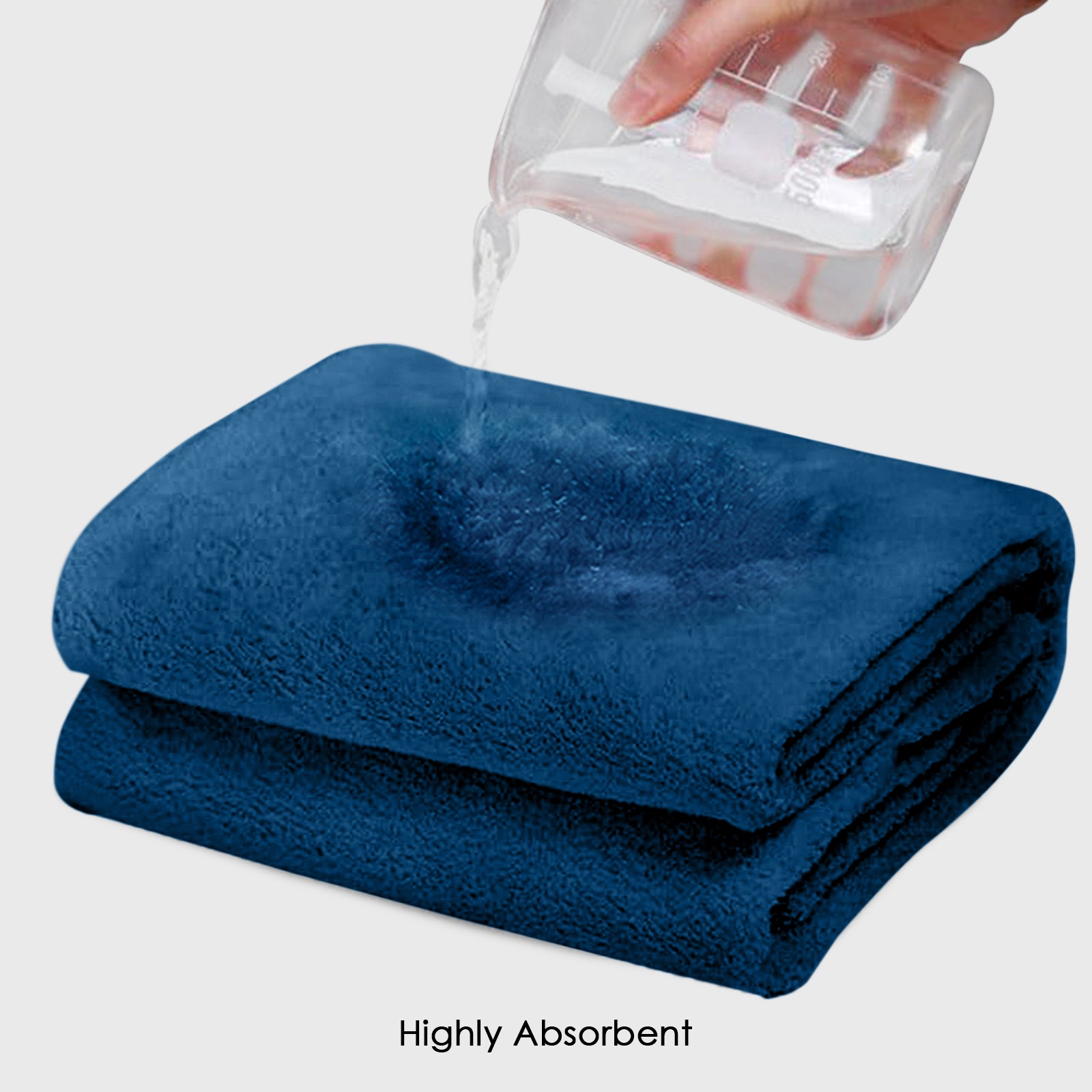 HOUSSE Premium Microfiber Bath Towel - Extra Large 60x120cm Quick Dry Towels for Men, Women & Kids | Super Soft Plush 550 GSM | Ultra Absorbent for Home Swimming Sports Travel