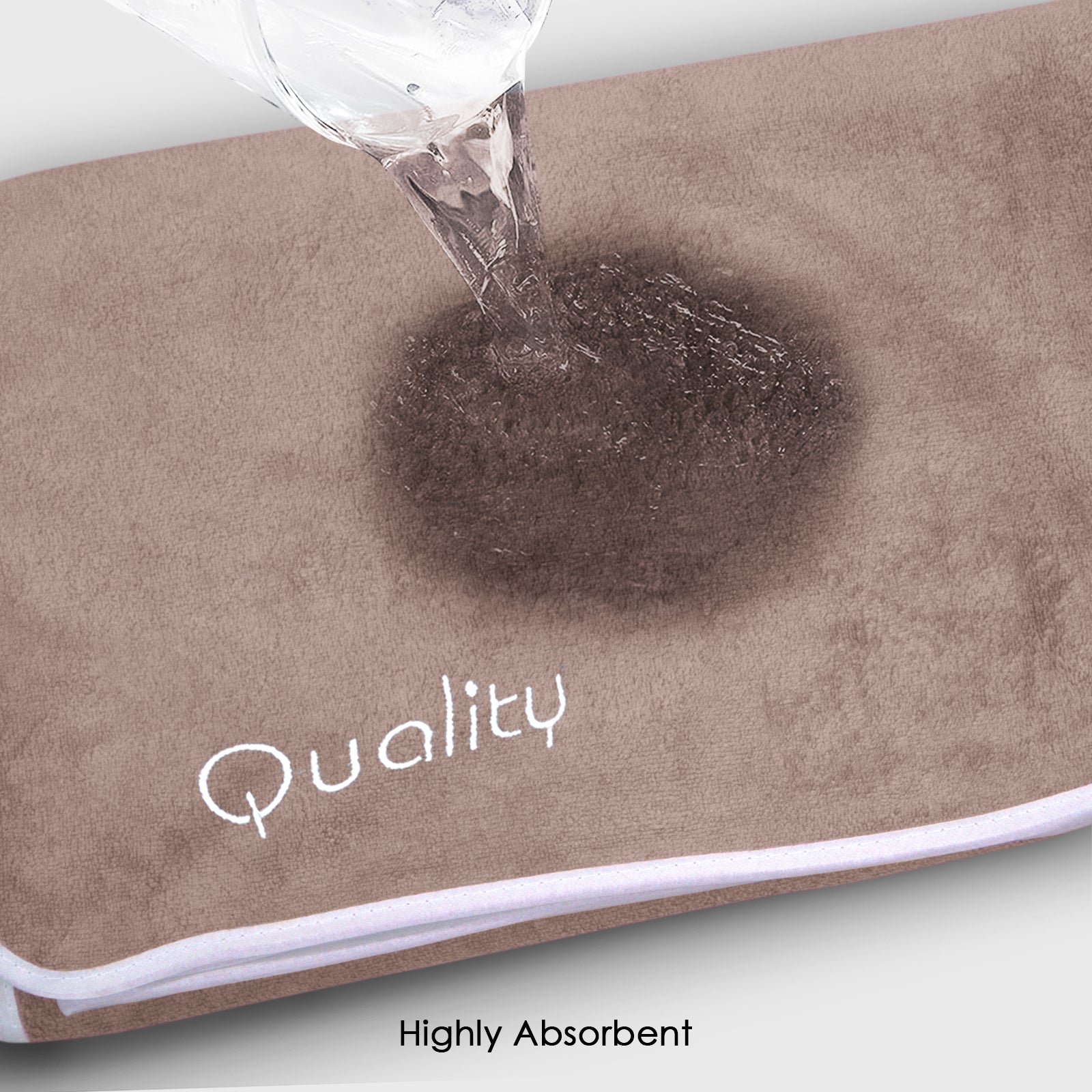 HOUSSE Premium Soft Microfiber Embroidery Bath Towel for Men, Women & Kids, 70x140cm Absorbent Quick-Drying Sweat Towel, 350 GSM Ideal for Gym, Beach, Outdoor