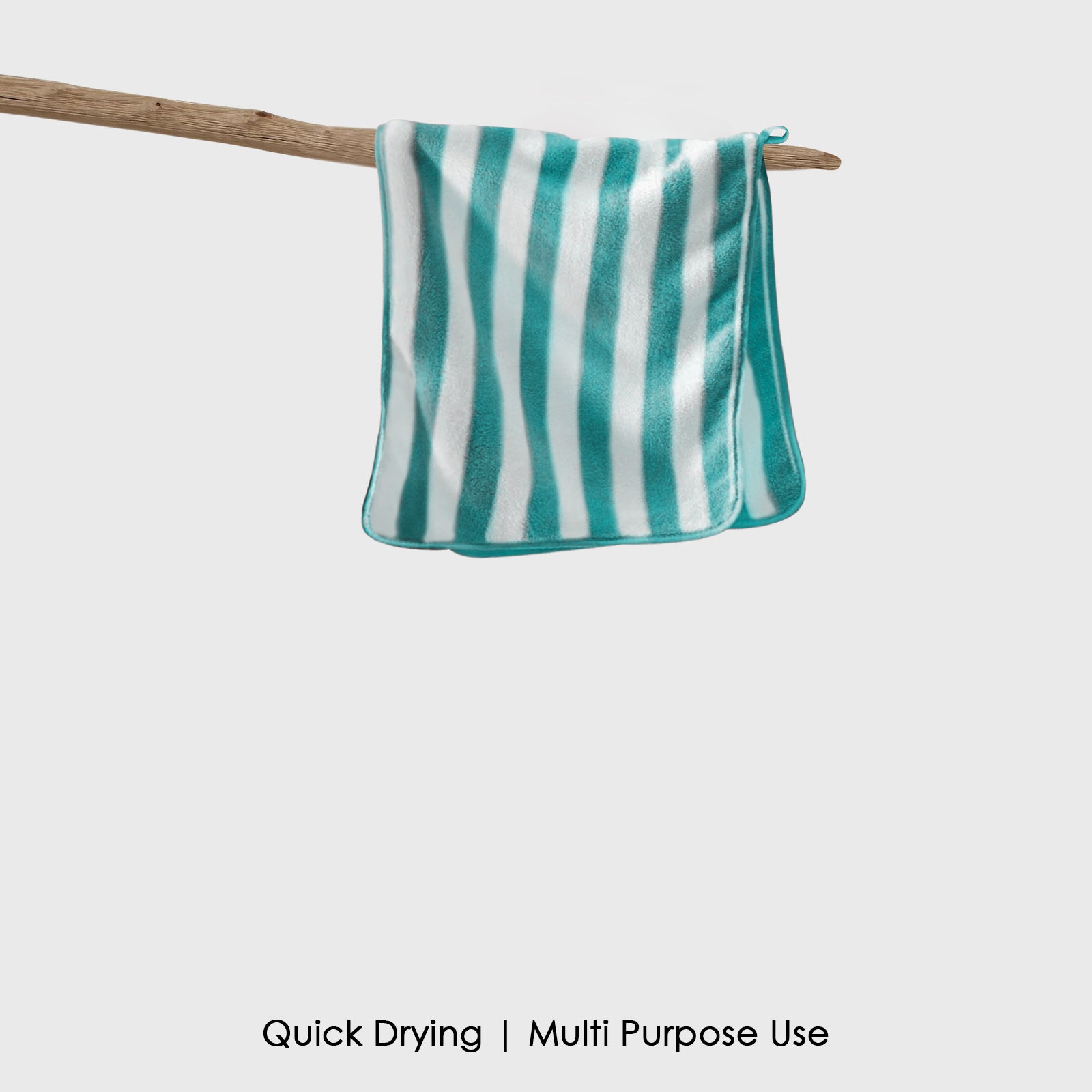 HOUSSE Microfiber Blaze Hand Towel for Women & Men | Quick Dry | Ultra Absorbent |Perfect for Bathroom |Sports | Travel | Ideal for Workout | Spa| Beach | Fitness | 360 GSM (Grey, 40x60)