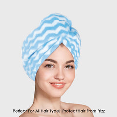 Twix Microfiber Head Wrap Towel – Ultra Soft, Quick Dry & Highly Absorbent
