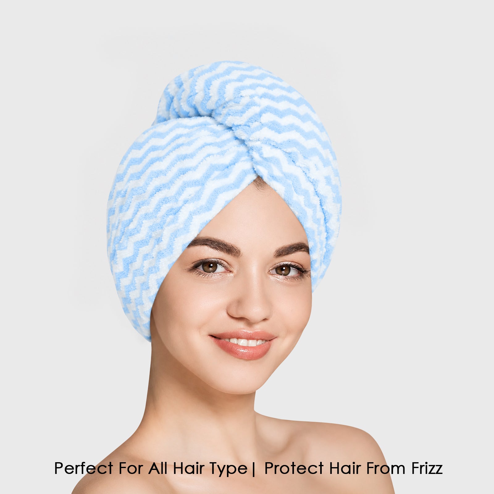Twix Microfiber Head Wrap Towel – Ultra Soft, Quick Dry & Highly Absorbent