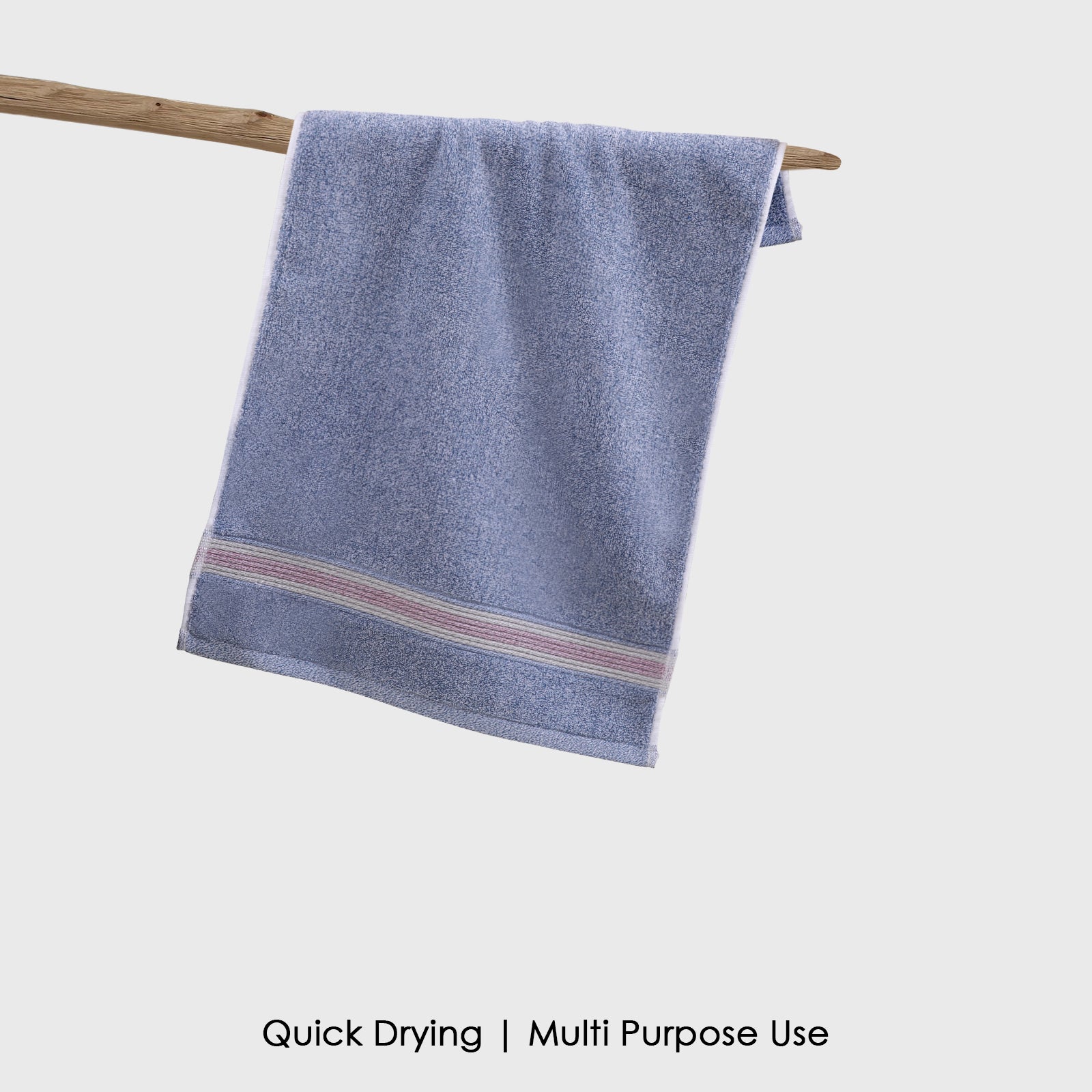 HOUSSE Essentia Bamboo & Cotton Towel Combo Set, 550 GSM – Ultra-Soft, Highly Absorbent & Quick-Drying – Eco-Friendly Luxury Bath, Hand & Face Towels