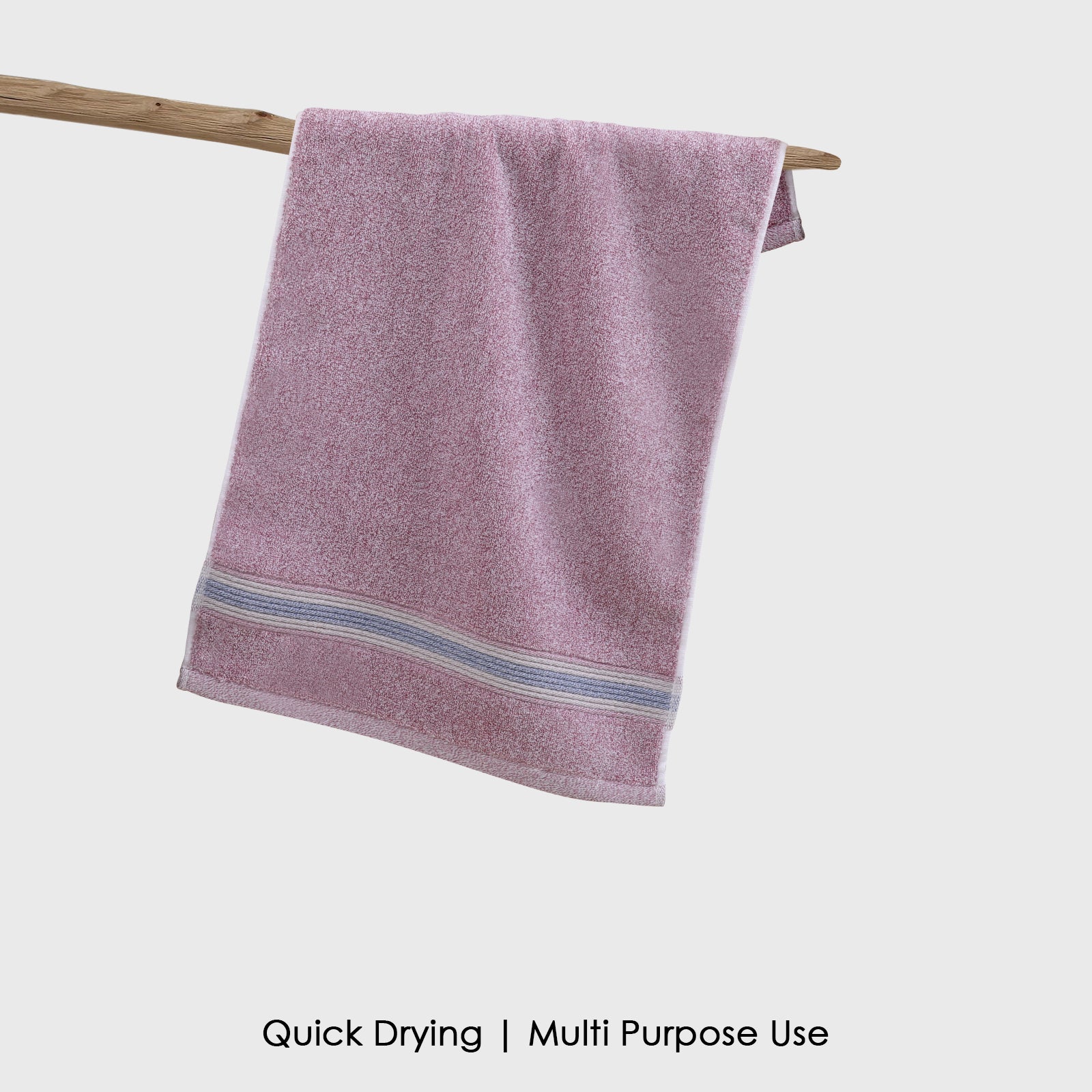 HOUSSE Essentia Bamboo & Cotton Towel Combo Set, 550 GSM – Ultra-Soft, Highly Absorbent & Quick-Drying – Eco-Friendly Luxury Bath, Hand & Face Towels