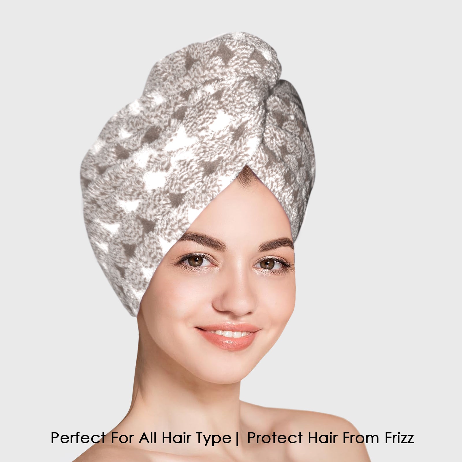HOUSSE Eden Microfiber Head Towel, Ultra Soft, Absorbent & Hair Wrap