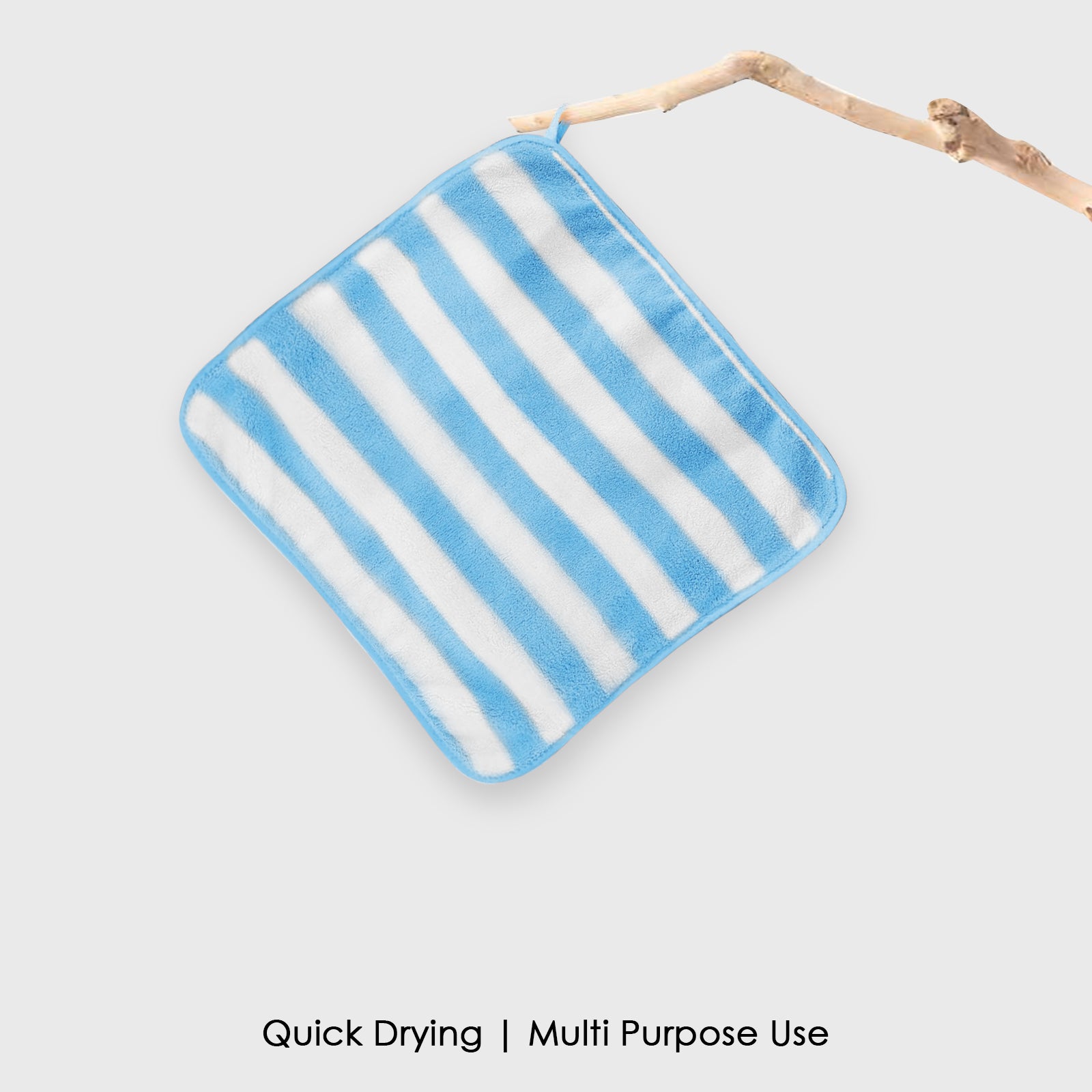 HOUSSE Microfiber Blaze Hand Towel for Women & Men | Quick Dry | Ultra Absorbent |Perfect for Bathroom |Sports | Travel | Ideal for Workout | Spa| Beach | Fitness | 360 GSM (Grey, 40x60)