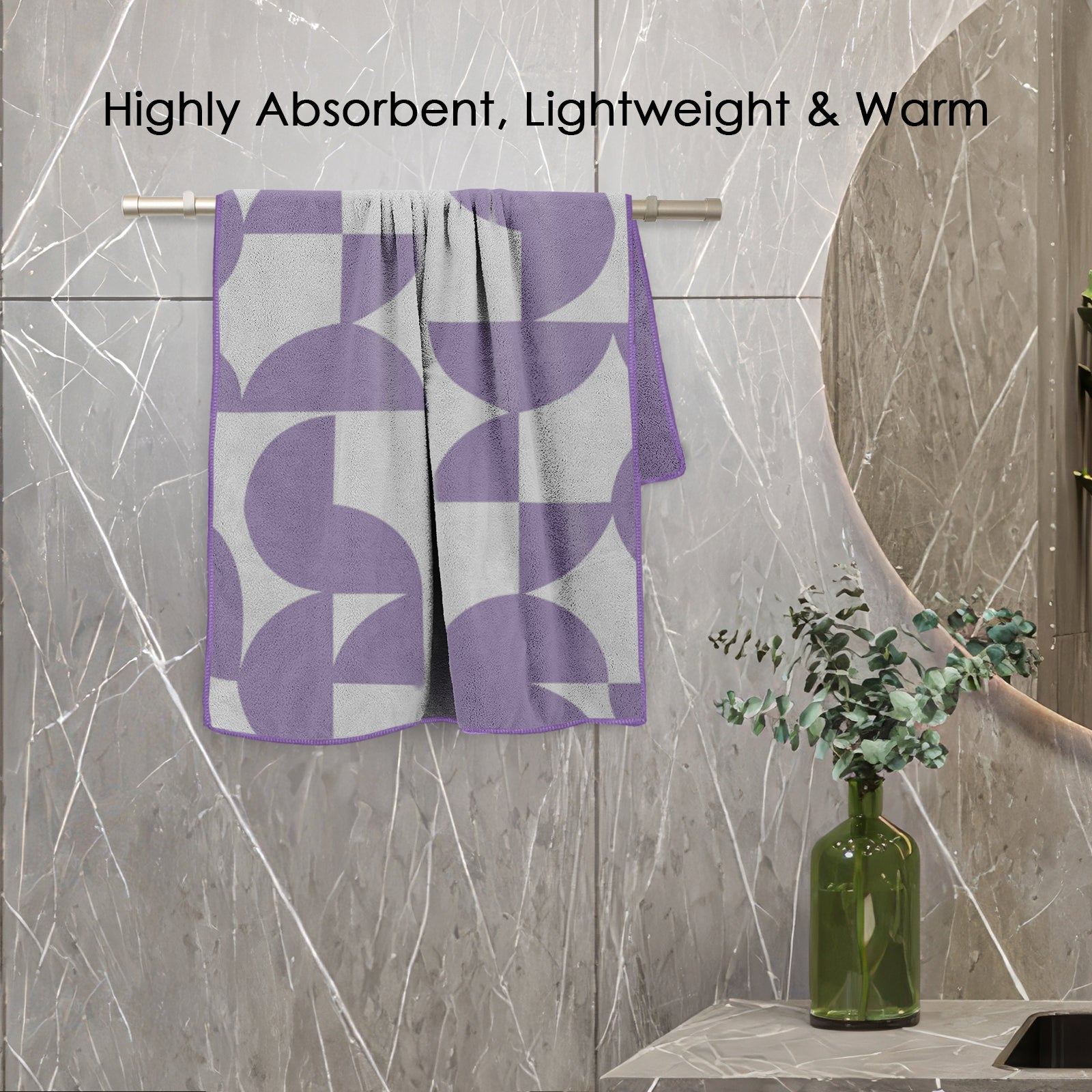 Dual Tone 480 GSM Reversible Microfiber Towel Set