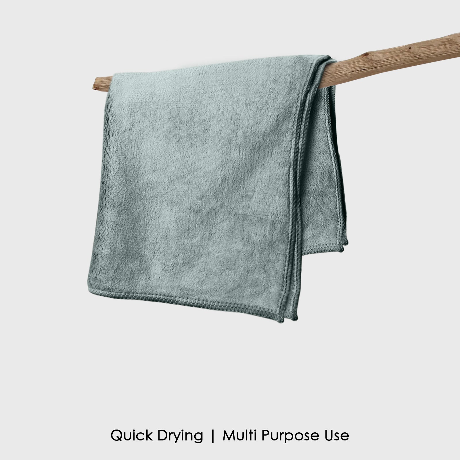 HOUSSE Microfiber Face Towels | Ultra Absorbent, Odour-Free, Quick Dry 450 GSM Face Towel for Home, Gym, Travel, Running and Personal Use | 30x30 cm | Set of 4 in One Colour (Indian Teal, Pack of 4)