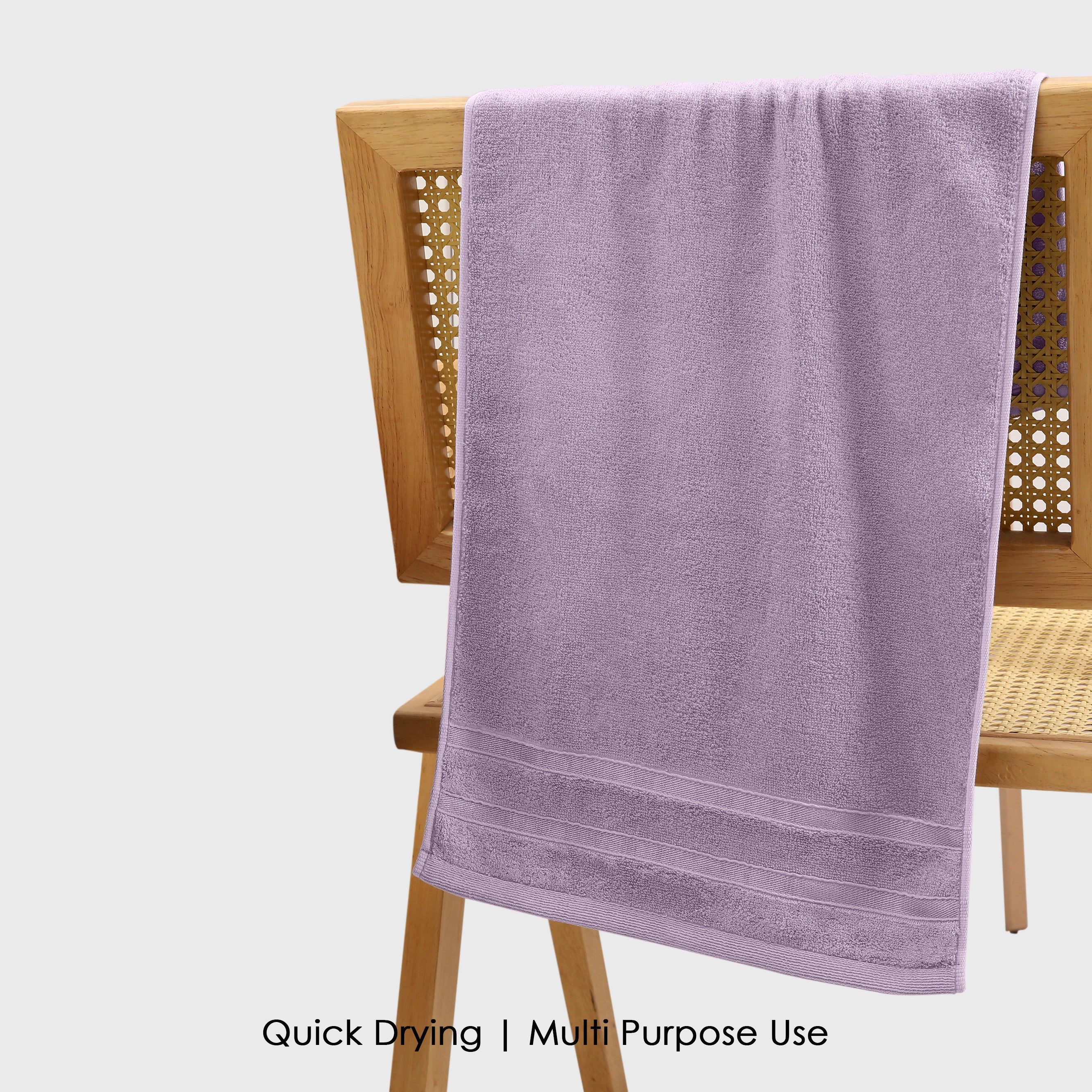 HOUSSE Haven Luxury Bamboo Zero-Twist Hand and Bath Towels – 600 GSM, Ultra-Soft, Eco-Friendly & Highly Absorbent – Organic Bamboo Hotel & Spa Hand Towel Set