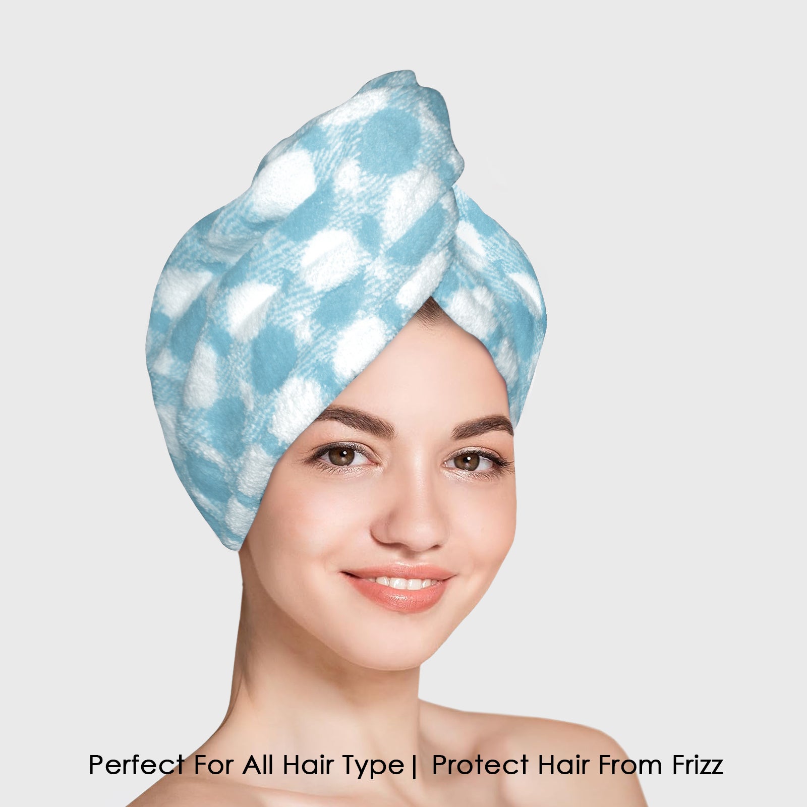 HOUSSE Ember Microfiber Head Towel, Ultra Soft, Absorbent & Hair Wrap