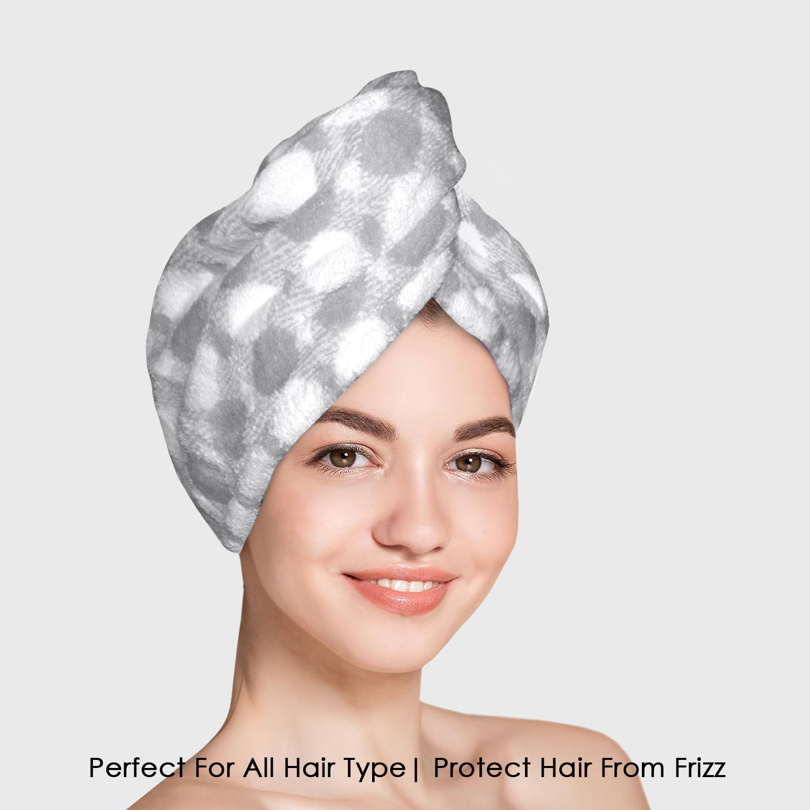 HOUSSE Ember Microfiber Head Towel, Ultra Soft, Absorbent & Hair Wrap