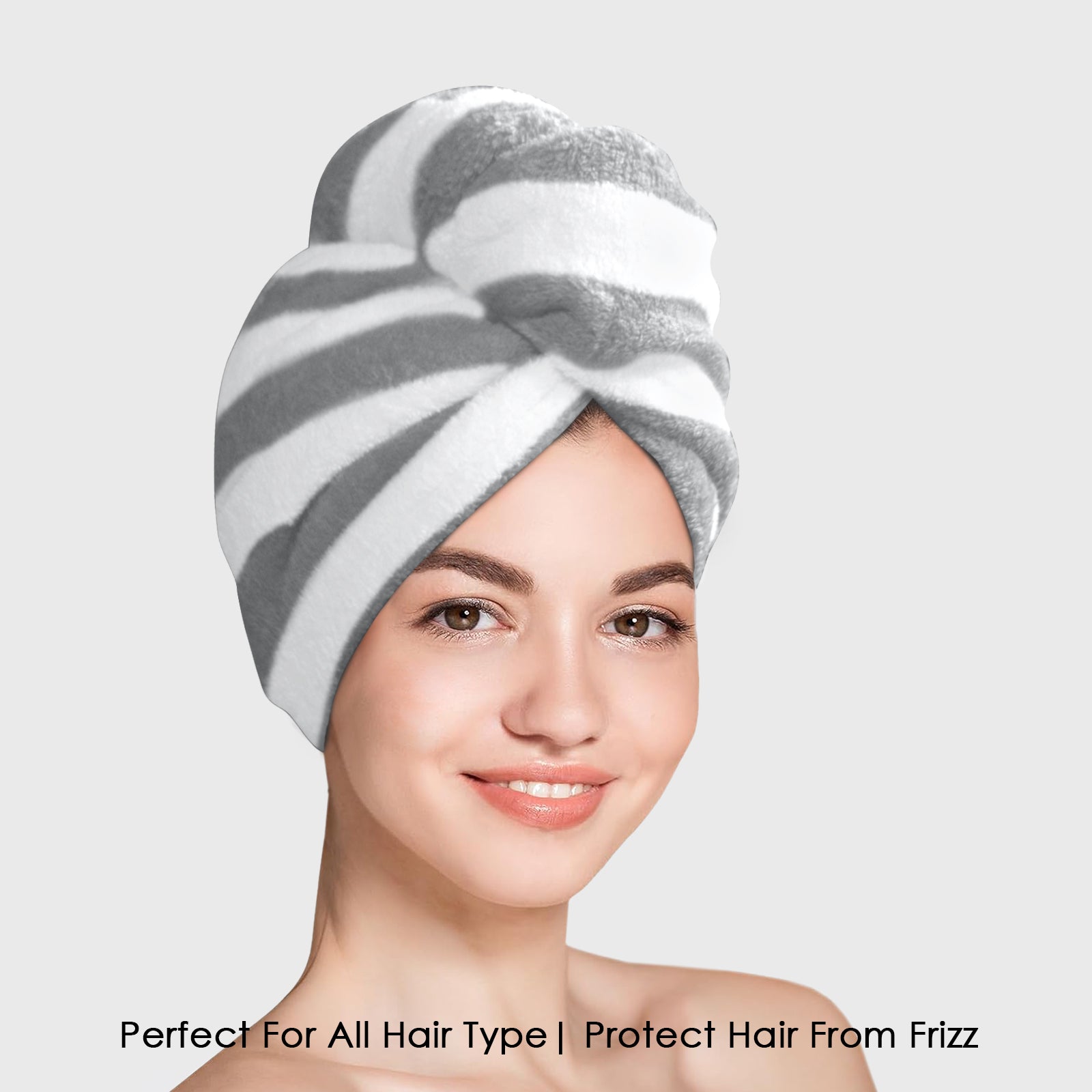 HOUSSE Blaze Microfiber Head Towel, Ultra Soft, Absorbent & Hair Wrap -300GSM