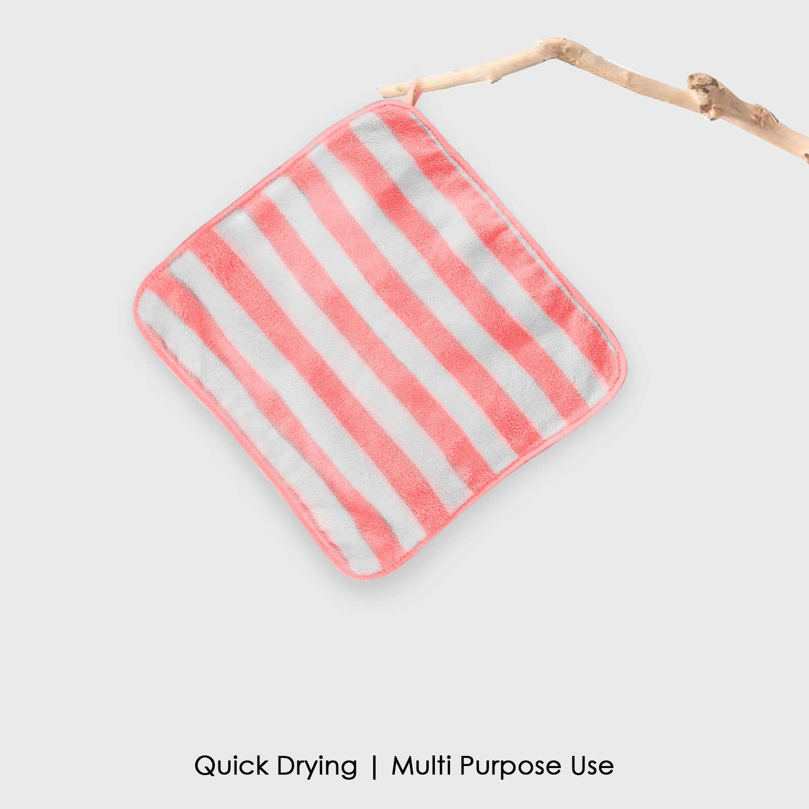 HOUSSE Microfiber Blaze Hand Towel for Women & Men | Quick Dry | Ultra Absorbent |Perfect for Bathroom |Sports | Travel | Ideal for Workout | Spa| Beach | Fitness | 360 GSM (Grey, 40x60)