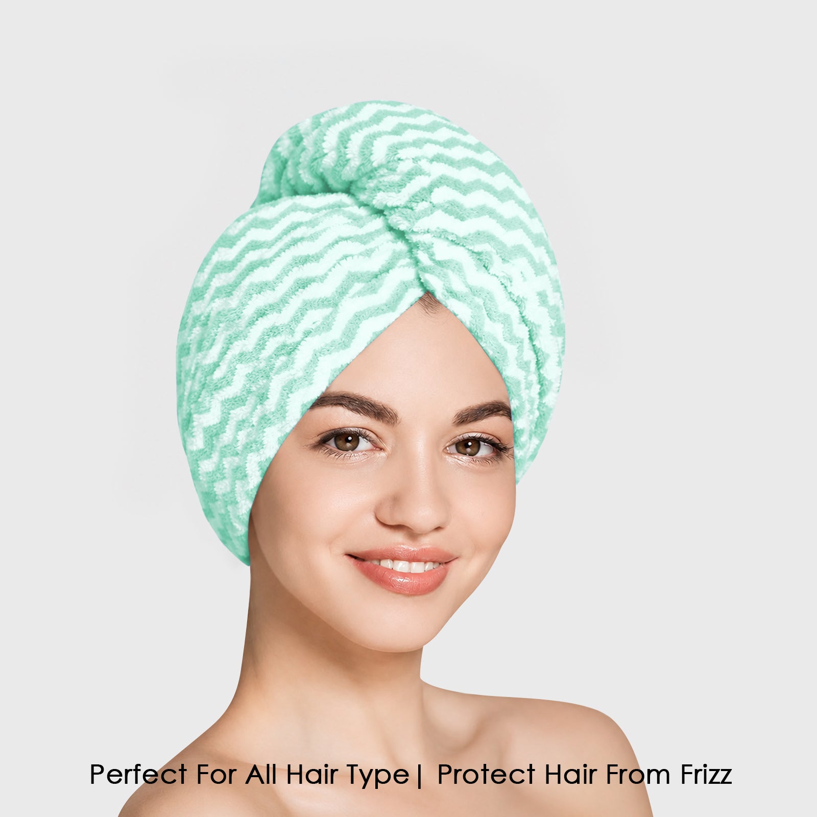 Twix Microfiber Head Wrap Towel – Ultra Soft, Quick Dry & Highly Absorbent