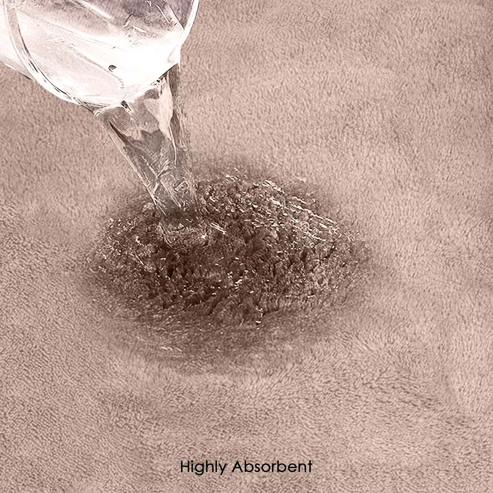 HOUSSE Microfibre Head Towels | 400 GSM High Absorbent Hair Wrap with Adjustable Buttons for Girls | Super Soft & Quick Dry Wrap Towel for Hairs | Set of 2 | 25x65 cm (Desert Sand & Rose Taupe)