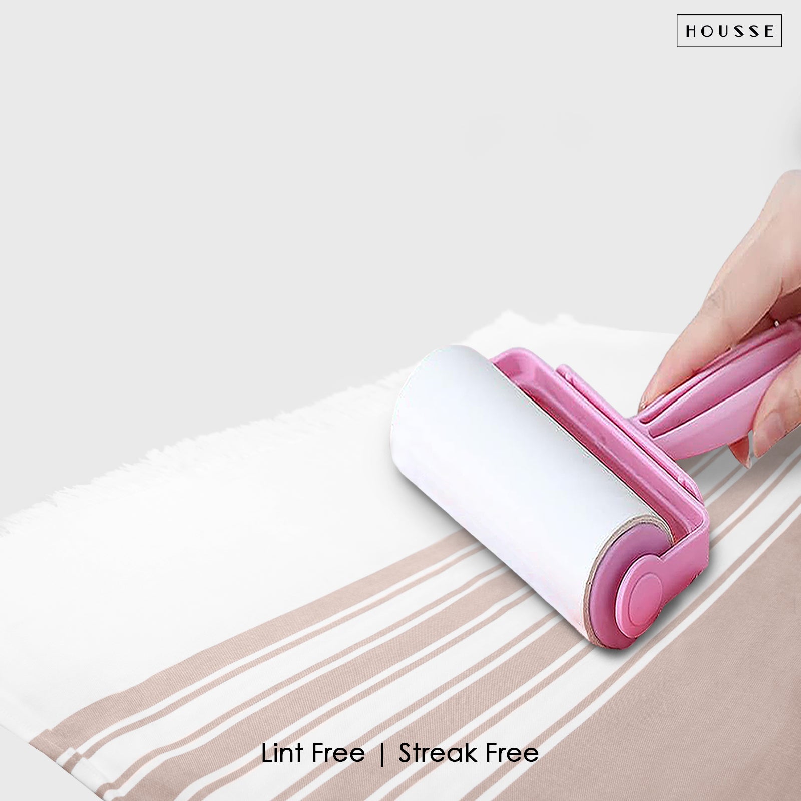 HOUSSE Bold Stripe 100% Bamboo Extra Large Bath Towel | Ultra Soft, Absorbent, Light Weight, & Quick Dry Towel for Bath, Travel, Gym, Beach, Pool, and Yoga | 80 X 160 cms
