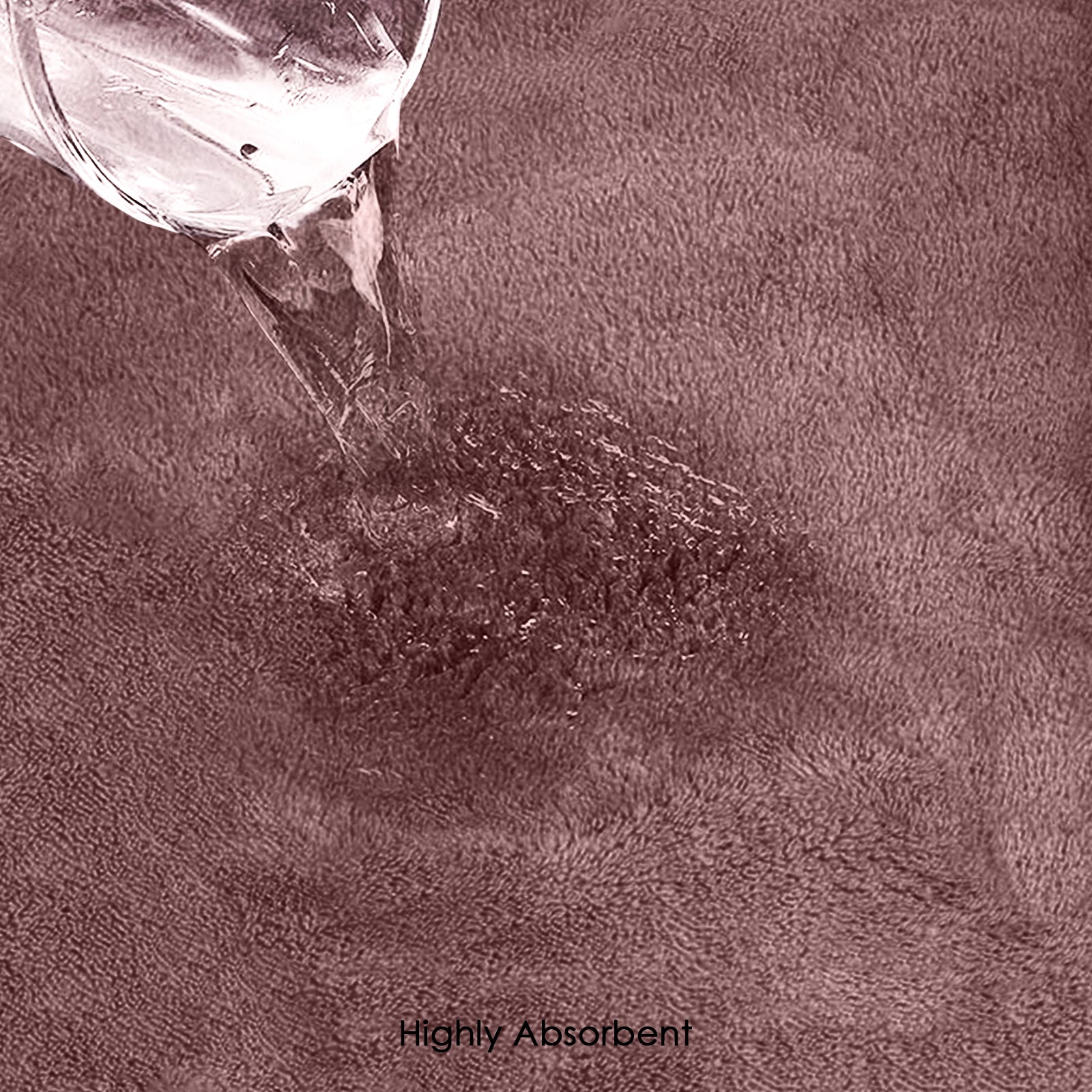 HOUSSE Microfibre Head Towels | 450 GSM High Absorbent Hair Wrap with Adjustable Buttons for Girls | Super Soft & Quick Dry Wrap Towel for Hairs | Pack of 1 | 25x65 cm (Red Plum)