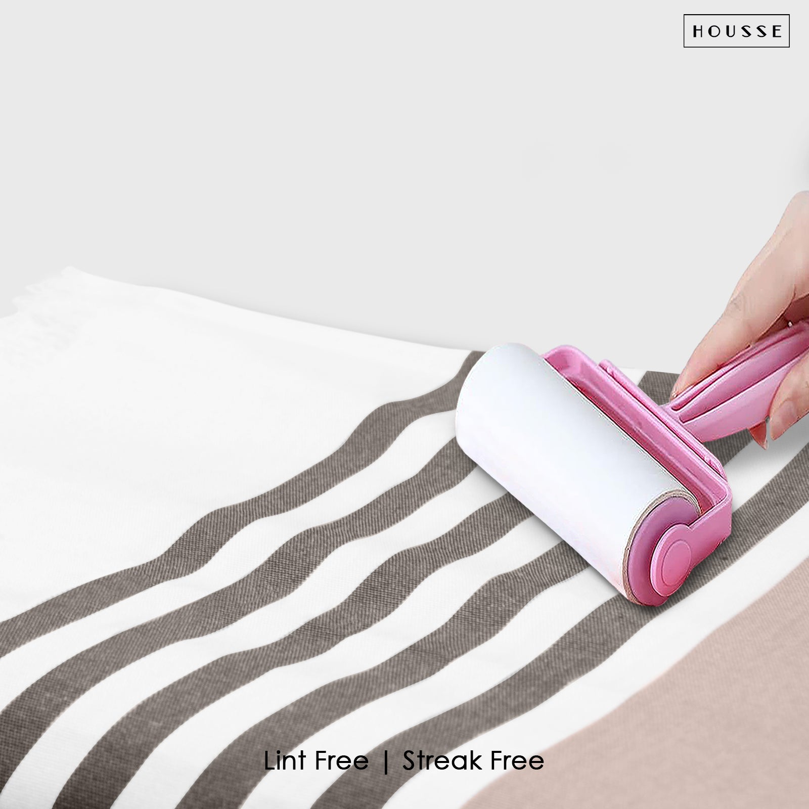 HOUSSE Bold Stripe 100% Bamboo Extra Large Bath Towel | Ultra Soft, Absorbent, Light Weight, & Quick Dry Towel for Bath, Travel, Gym, Beach, Pool, and Yoga | 80 X 160 cms