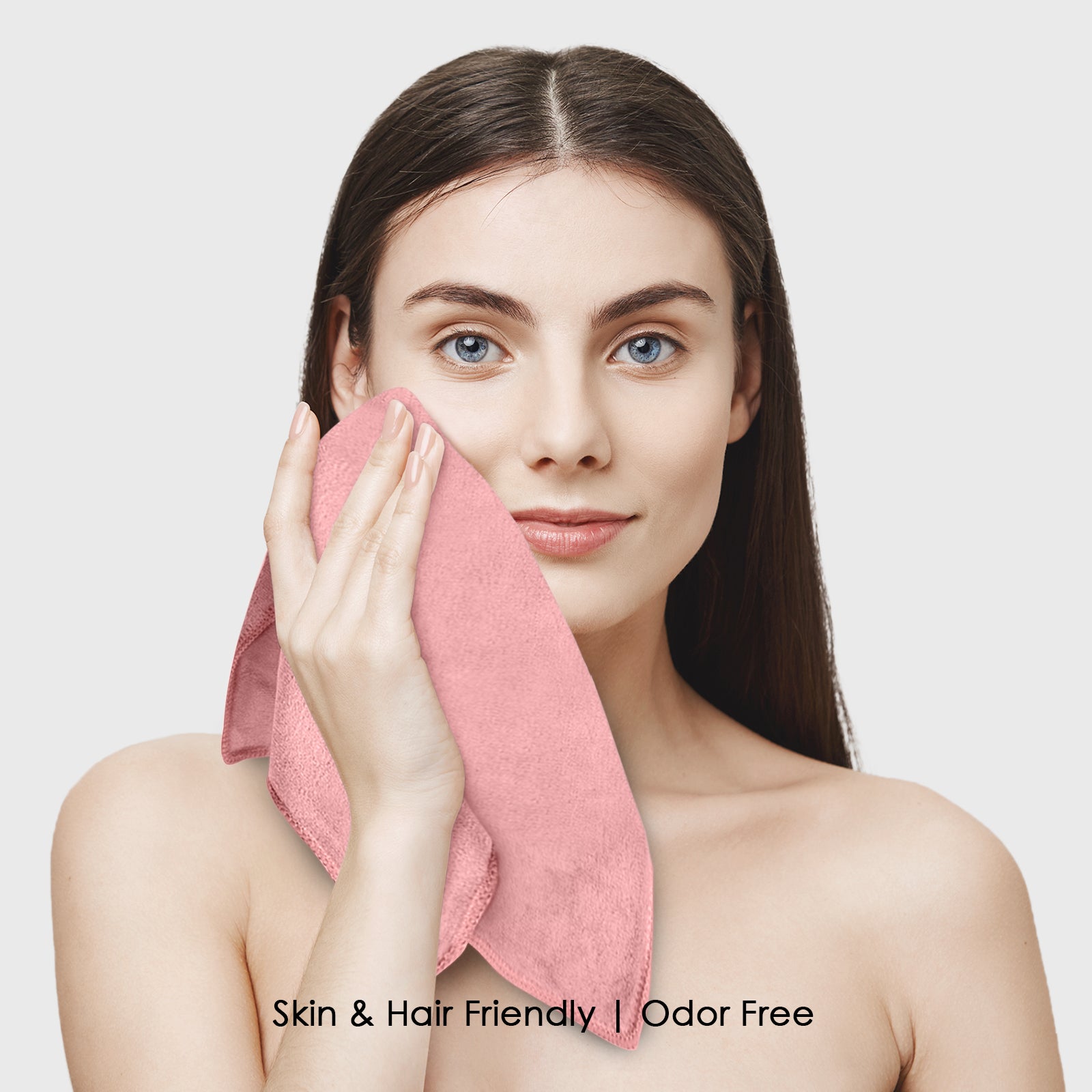 HOUSSE Microfiber Face Towels | Ultra Absorbent, Odour-Free, Quick Dry 450 GSM Face Towel for Home, Gym, Travel, Running and Personal Use | 30x30 cm | Set of 4 in One Colour (Indian Teal, Pack of 4)