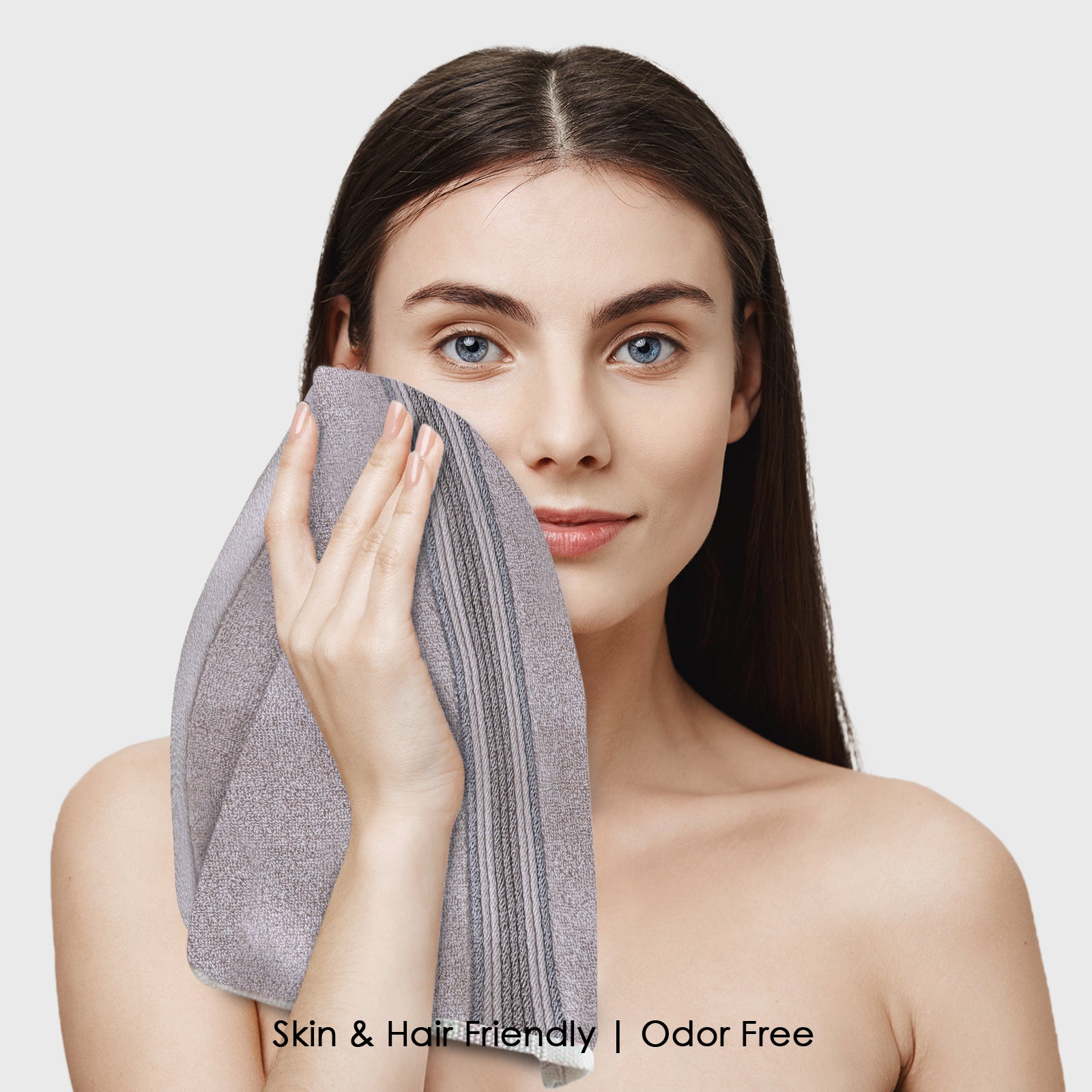 HOUSSE Essentia Bamboo & Cotton Towel Combo Set, 550 GSM – Ultra-Soft, Highly Absorbent & Quick-Drying – Eco-Friendly Luxury Bath, Hand & Face Towels