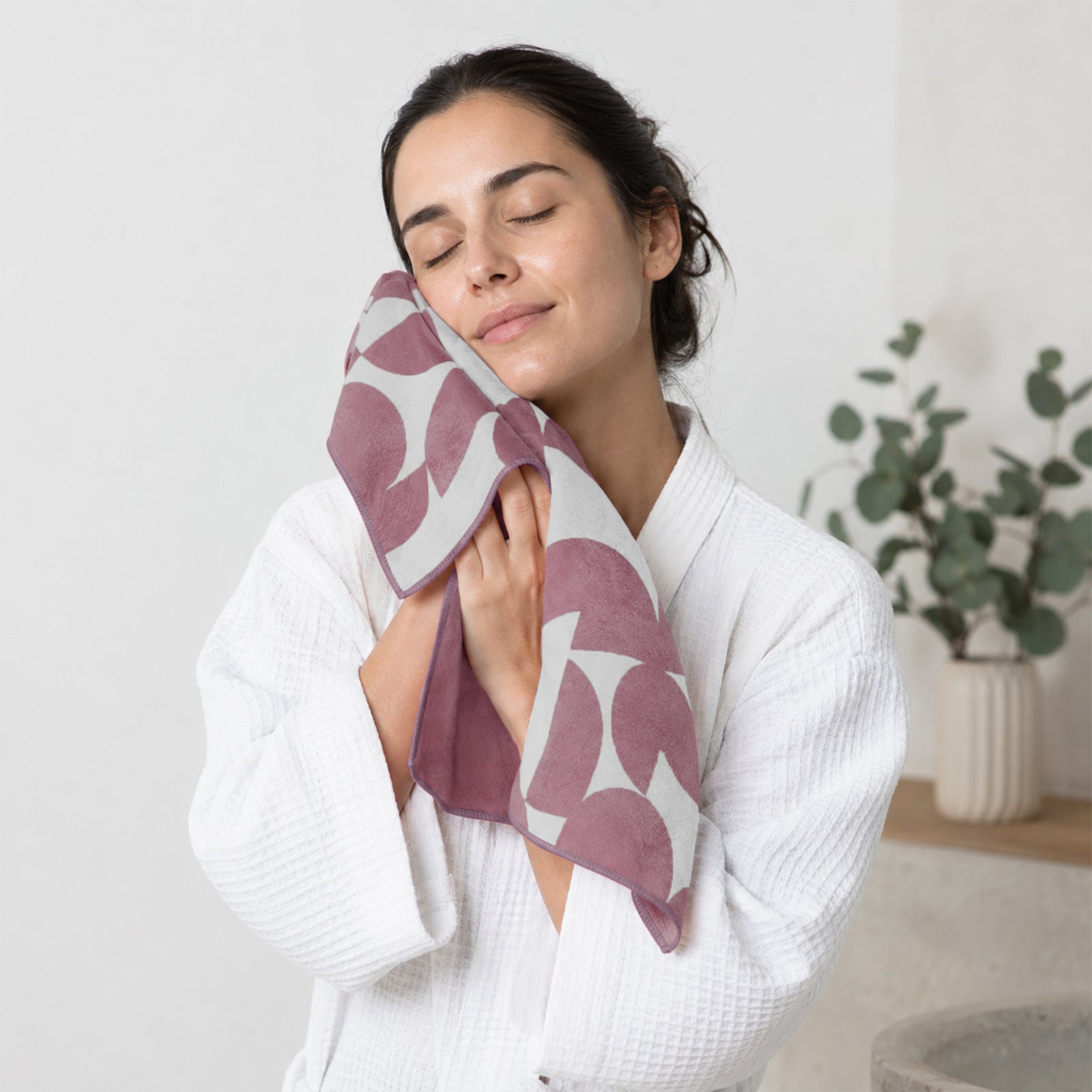 Dual Tone 480 GSM Reversible Microfiber Towel Set