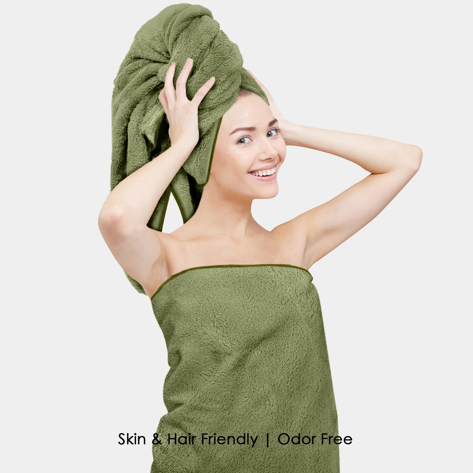 HOUSSE Premium Microfiber Bath Towel - Extra Large 75x150cm Quick Dry Towels for Women Men & Kids | Super Soft Plush 450 GSM | Ultra Absorbent for Home Swimming Sports & Travel
