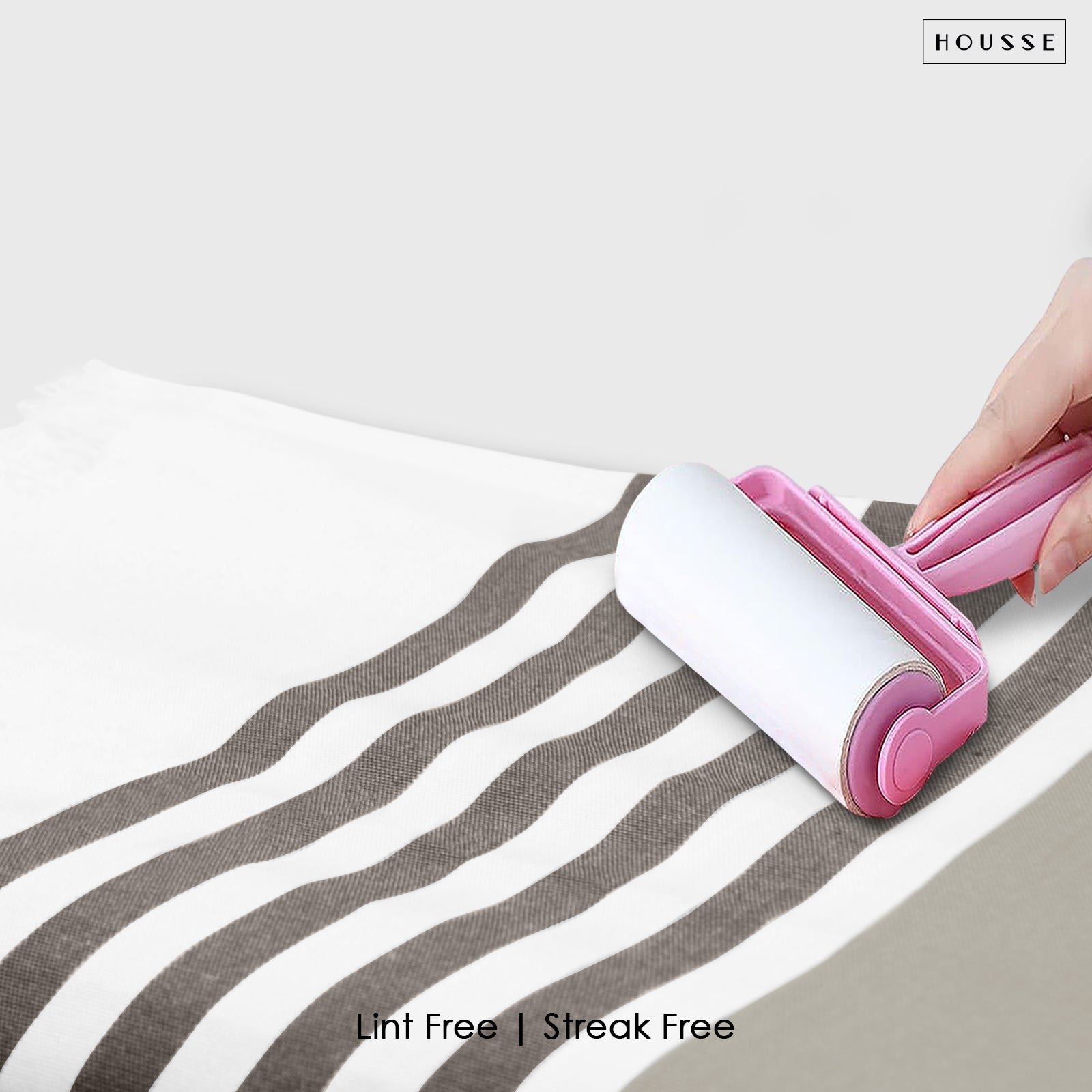 HOUSSE Bold Stripe 100% Bamboo Extra Large Bath Towel | Ultra Soft, Absorbent, Light Weight, & Quick Dry Towel for Bath, Travel, Gym, Beach, Pool, and Yoga | 80 X 160 cms