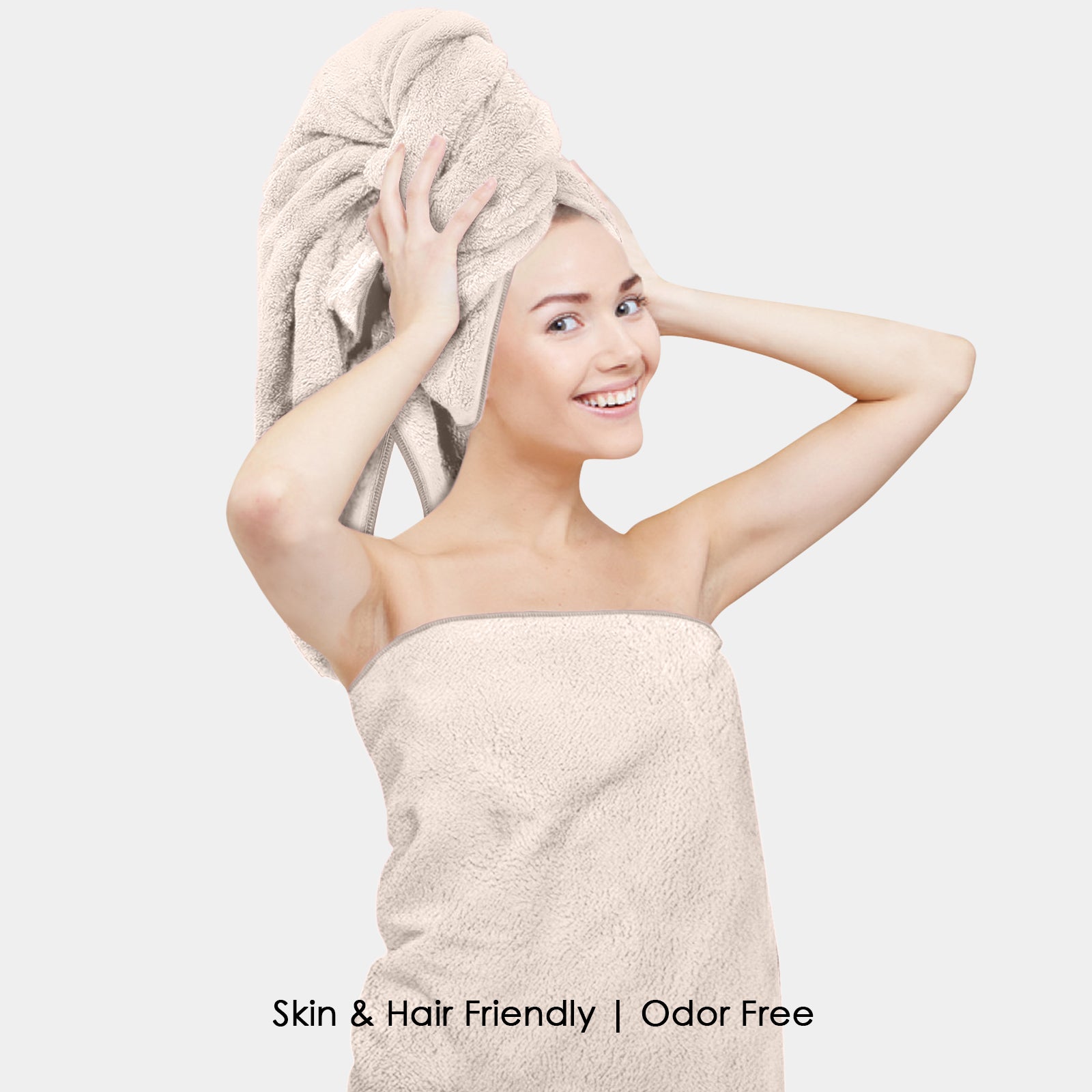 HOUSSE Premium Microfiber Bath Towel - Extra Large 75x150cm Quick Dry Towels for Women Men & Kids | Super Soft Plush 450 GSM | Ultra Absorbent for Home Swimming Sports & Travel