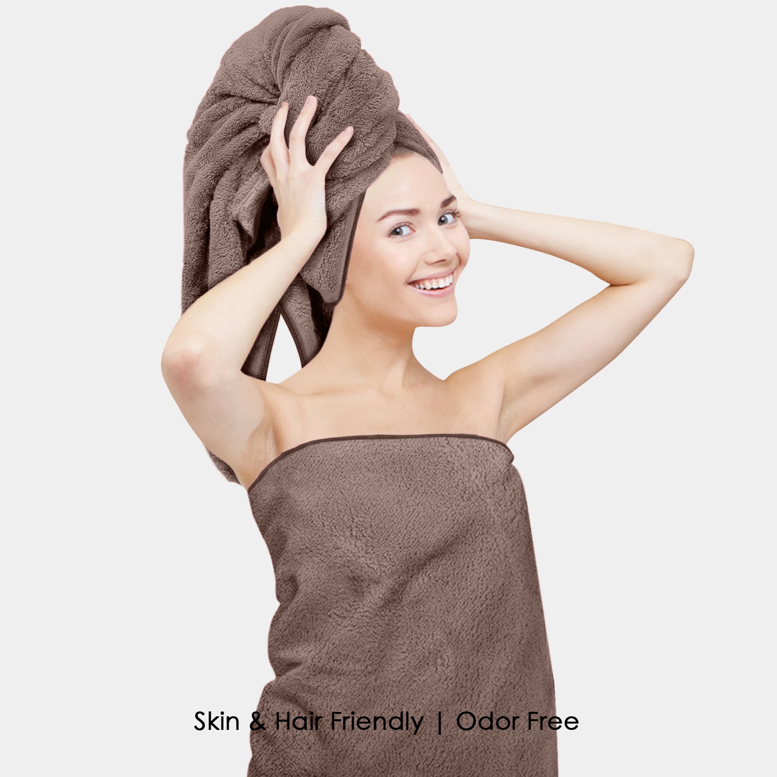 HOUSSE Premium Microfiber Bath Towel - Extra Large 60x120cm Quick Dry Towels for Men, Women & Kids | Super Soft Plush 550 GSM | Ultra Absorbent for Home Swimming Sports Travel