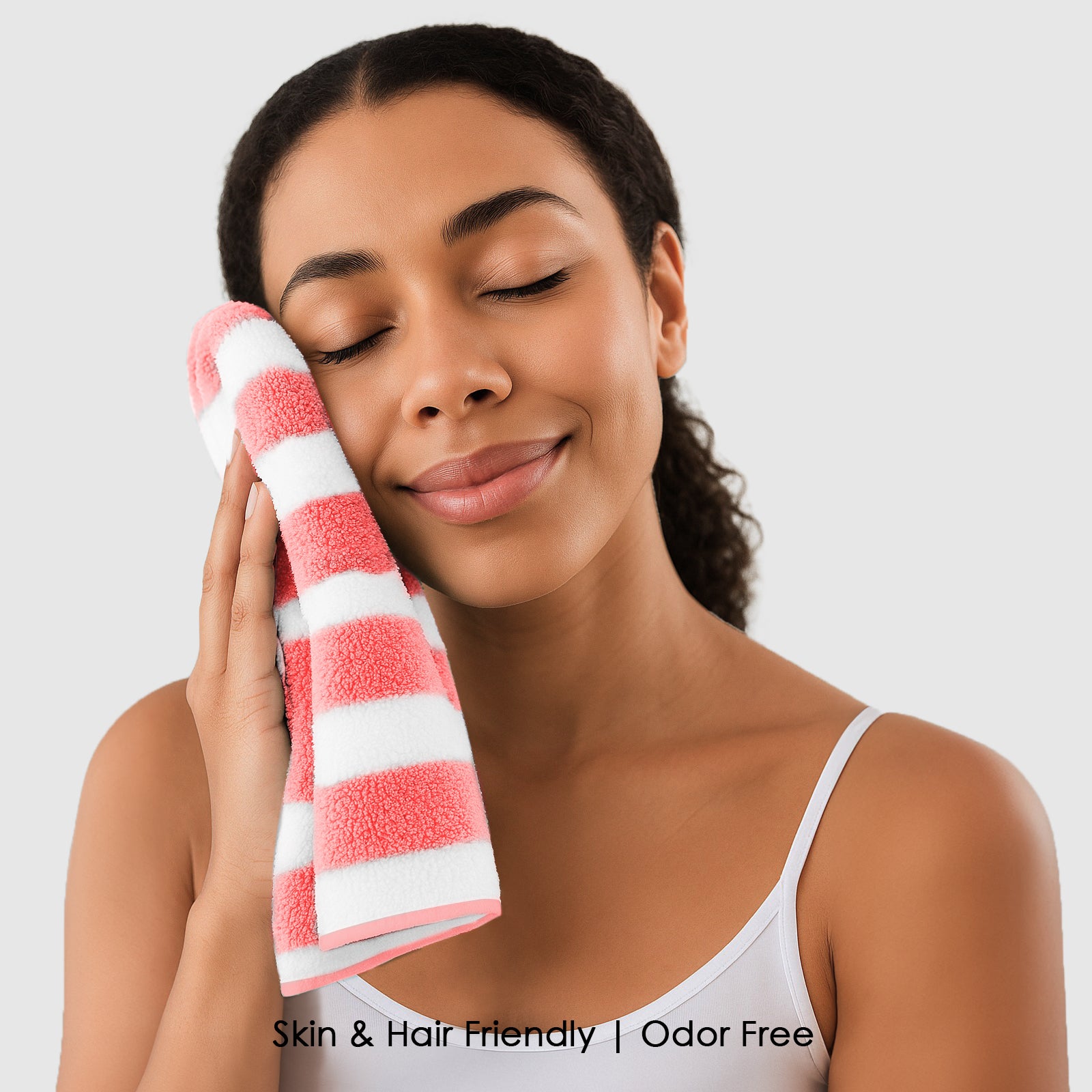 HOUSSE Microfiber Blaze Hand Towel for Women & Men | Quick Dry | Ultra Absorbent |Perfect for Bathroom |Sports | Travel | Ideal for Workout | Spa| Beach | Fitness | 360 GSM (Grey, 40x60)