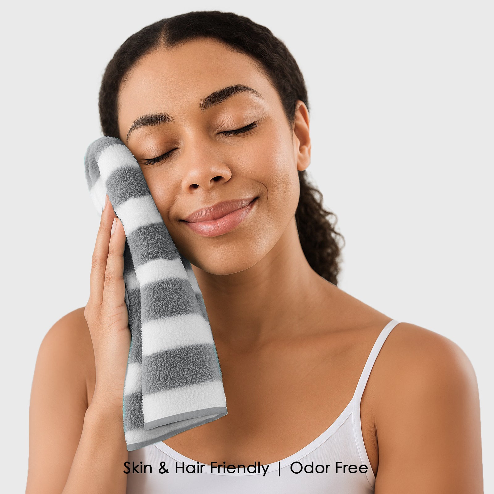 HOUSSE Microfiber Blaze Face Towel for Women & Men | Quick Dry | Ultra Absorbent |Perfect for Bathroom |Sports | Travel | Ideal for Workout | Spa| Beach | Fitness | 360 GSM (Blue, 30x30)
