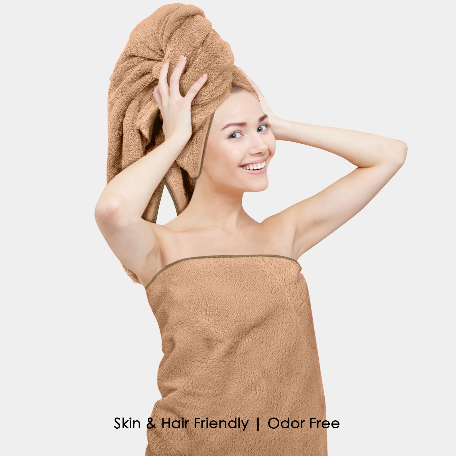HOUSSE Premium Microfiber Bath Towel - Extra Large 60x120cm Quick Dry Towels for Men, Women & Kids | Super Soft Plush 550 GSM | Ultra Absorbent for Home Swimming Sports Travel