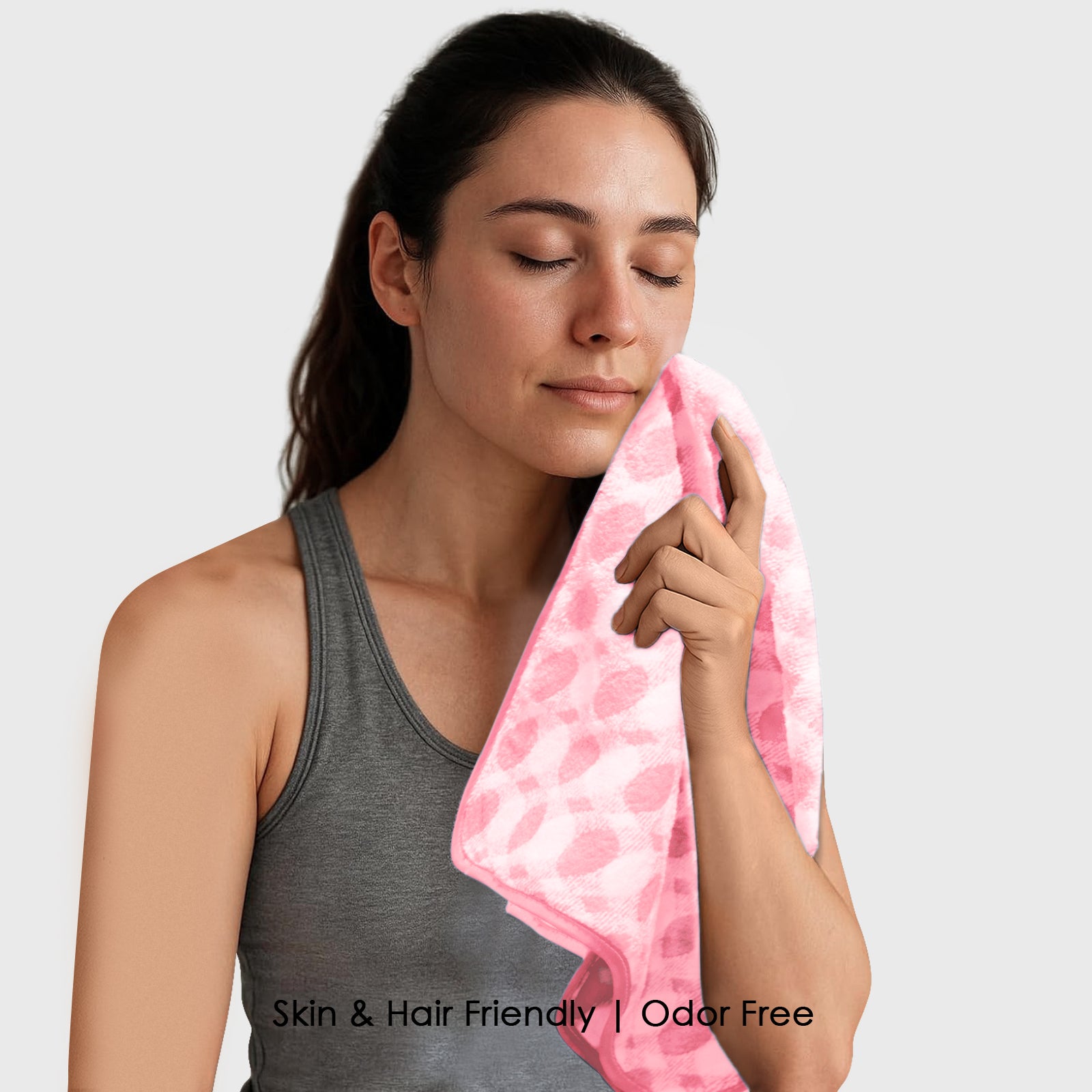 HOUSSE Ember Face & Hand Towel for Women & Men | Quick Dry | Ultra Absorbent |Perfect for Bathroom |Sports | Travel | Beach | Fitness | 360 GSM
