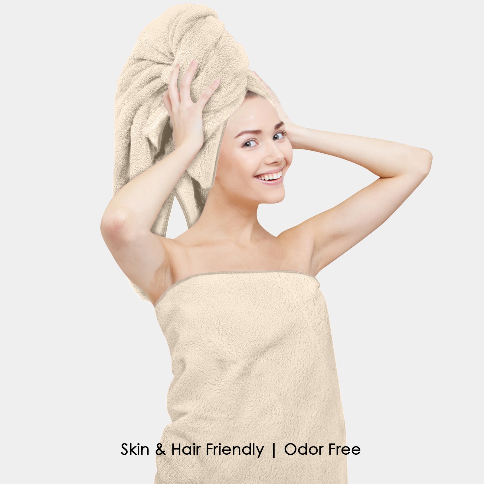 HOUSSE Premium Microfiber Bath Towel - Extra Large 60x120cm Quick Dry Towels for Men, Women & Kids | Super Soft Plush 550 GSM | Ultra Absorbent for Home Swimming Sports Travel