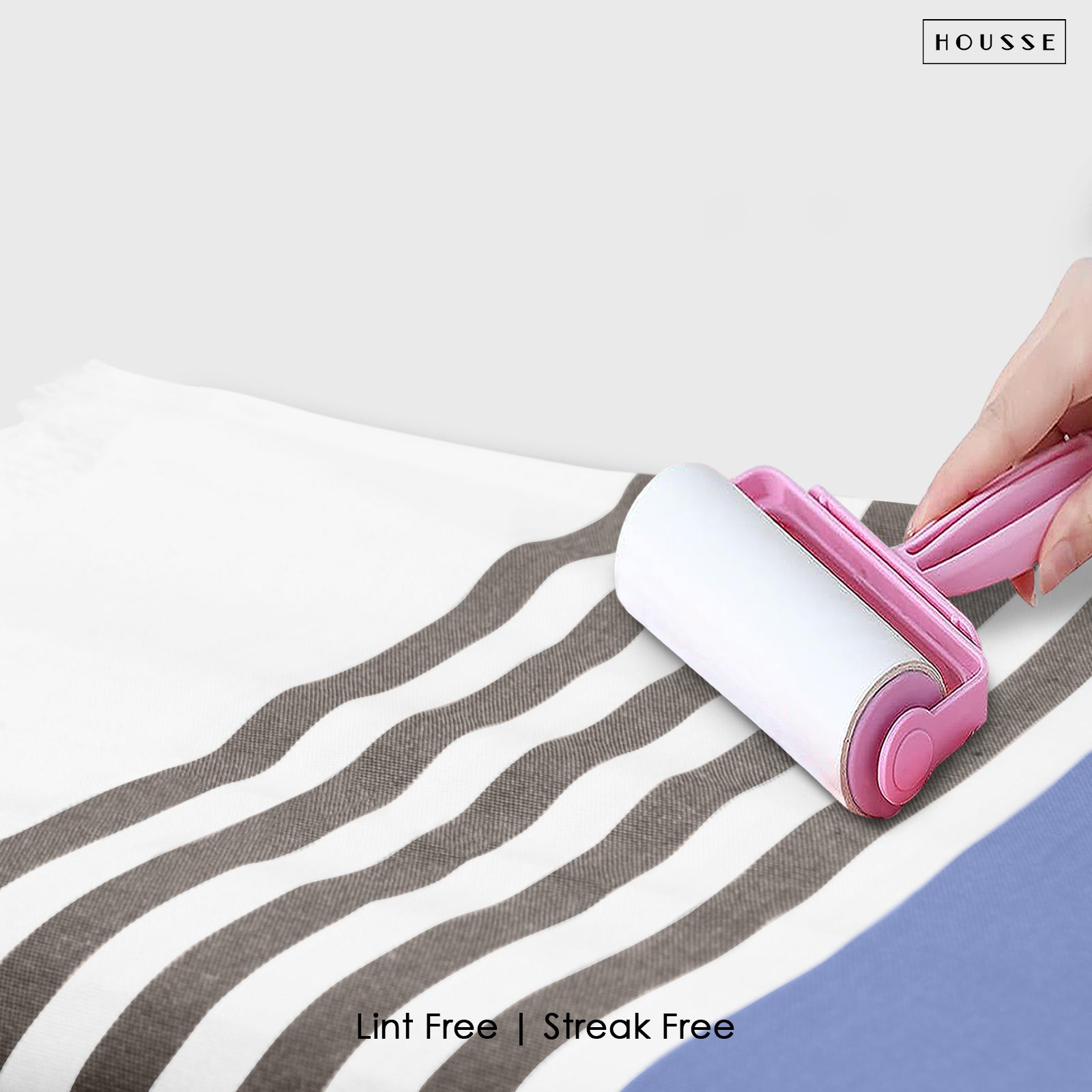 HOUSSE Bold Stripe 100% Bamboo Extra Large Bath Towel | Ultra Soft, Absorbent, Light Weight, & Quick Dry Towel for Bath, Travel, Gym, Beach, Pool, and Yoga | 80 X 160 cms